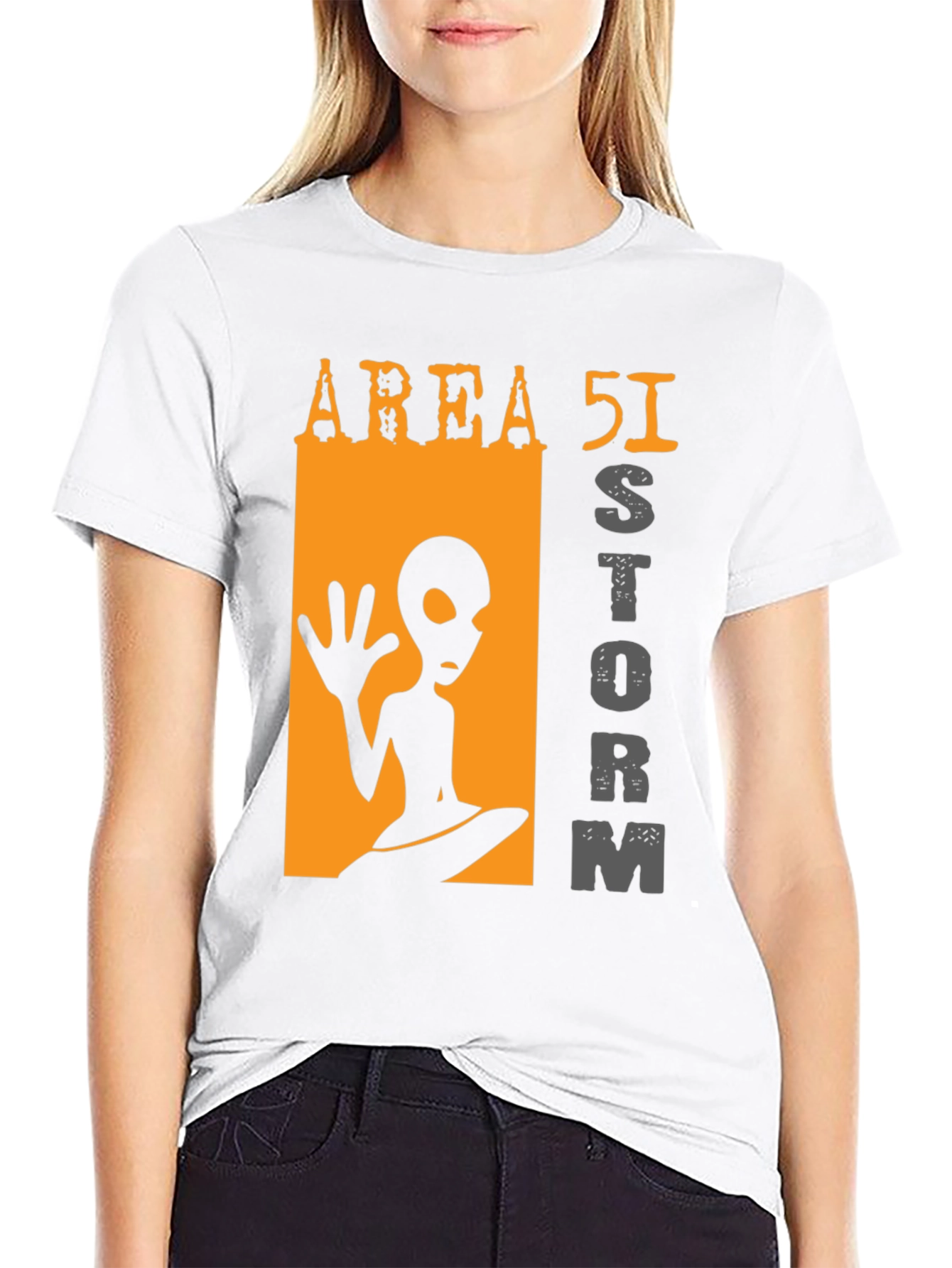 Area 51 Storm Alien Graphic T-Shirt
