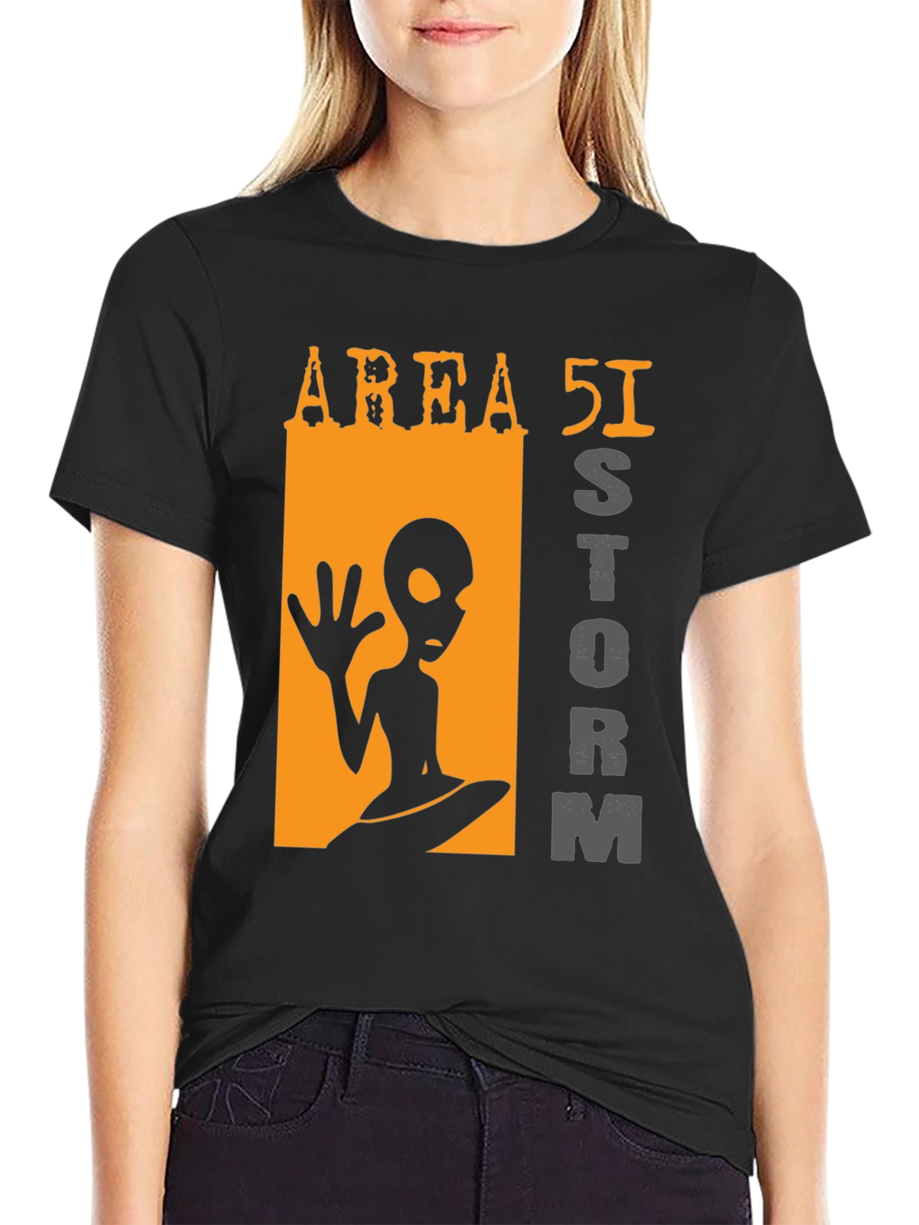 Area 51 Storm Alien Graphic T-Shirt