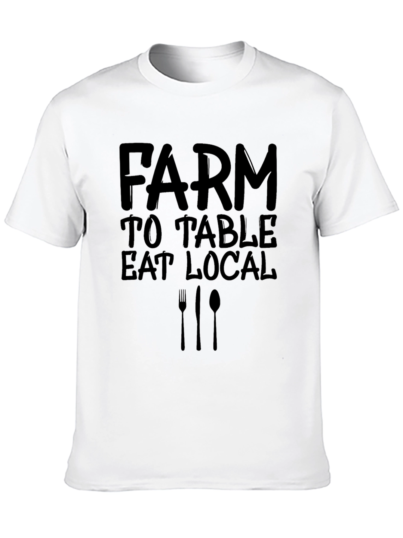 Farm to Table Eat Local Graphic T-Shirt