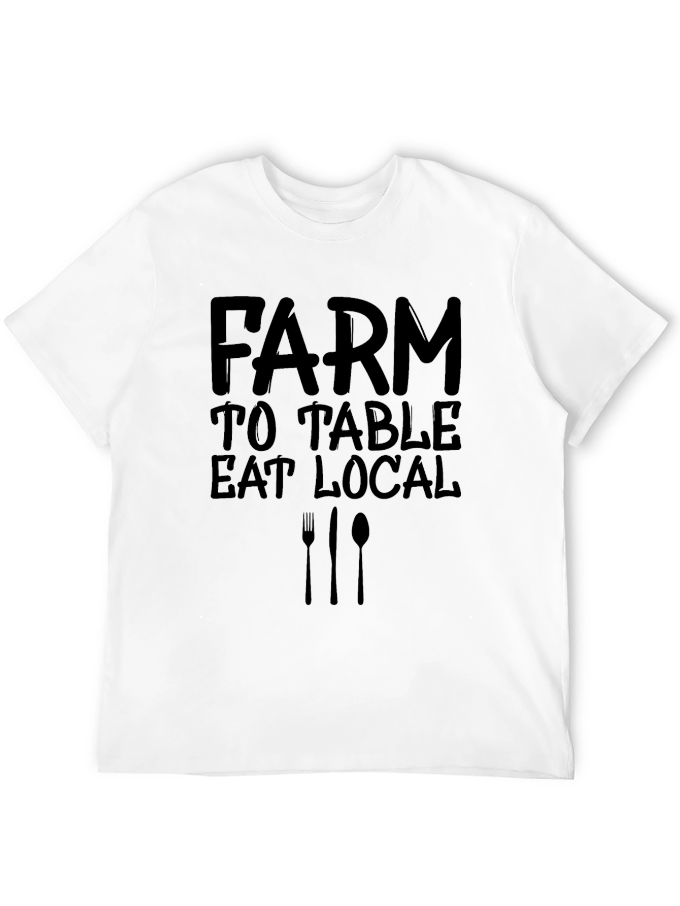 Farm to Table Eat Local Graphic T-Shirt