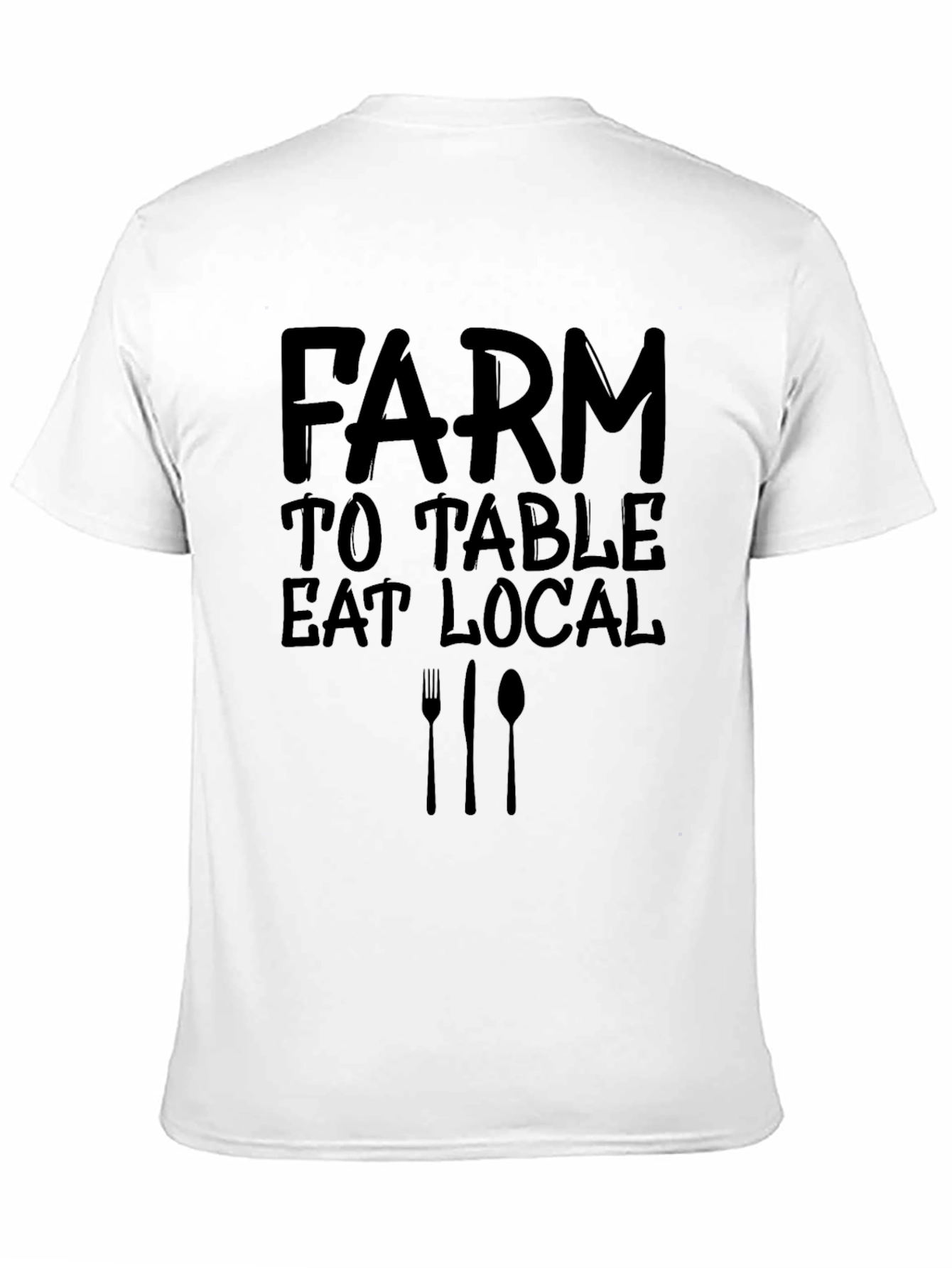 Farm to Table Eat Local Graphic T-Shirt