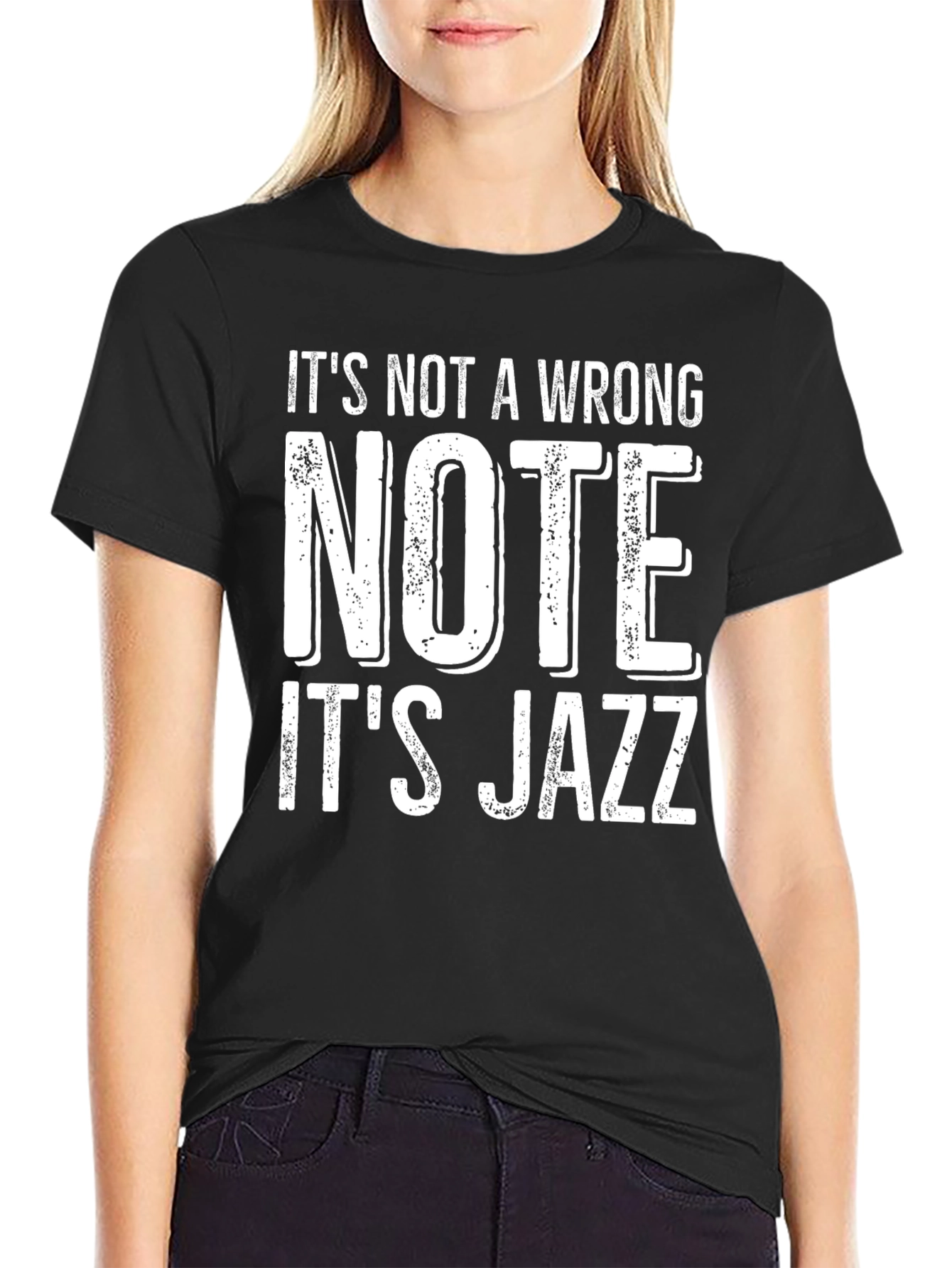 Its Not A Wrong Note Its Jazz Tee