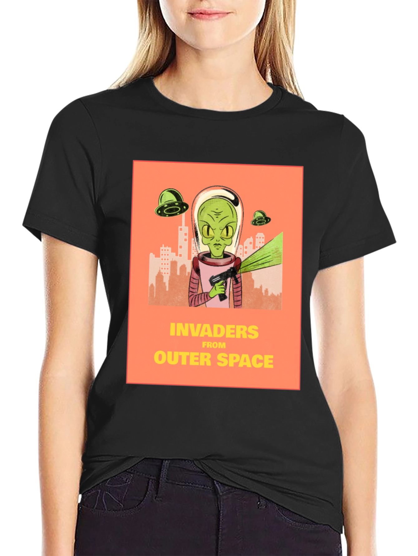 Invaders From Outer Space Graphic Tee