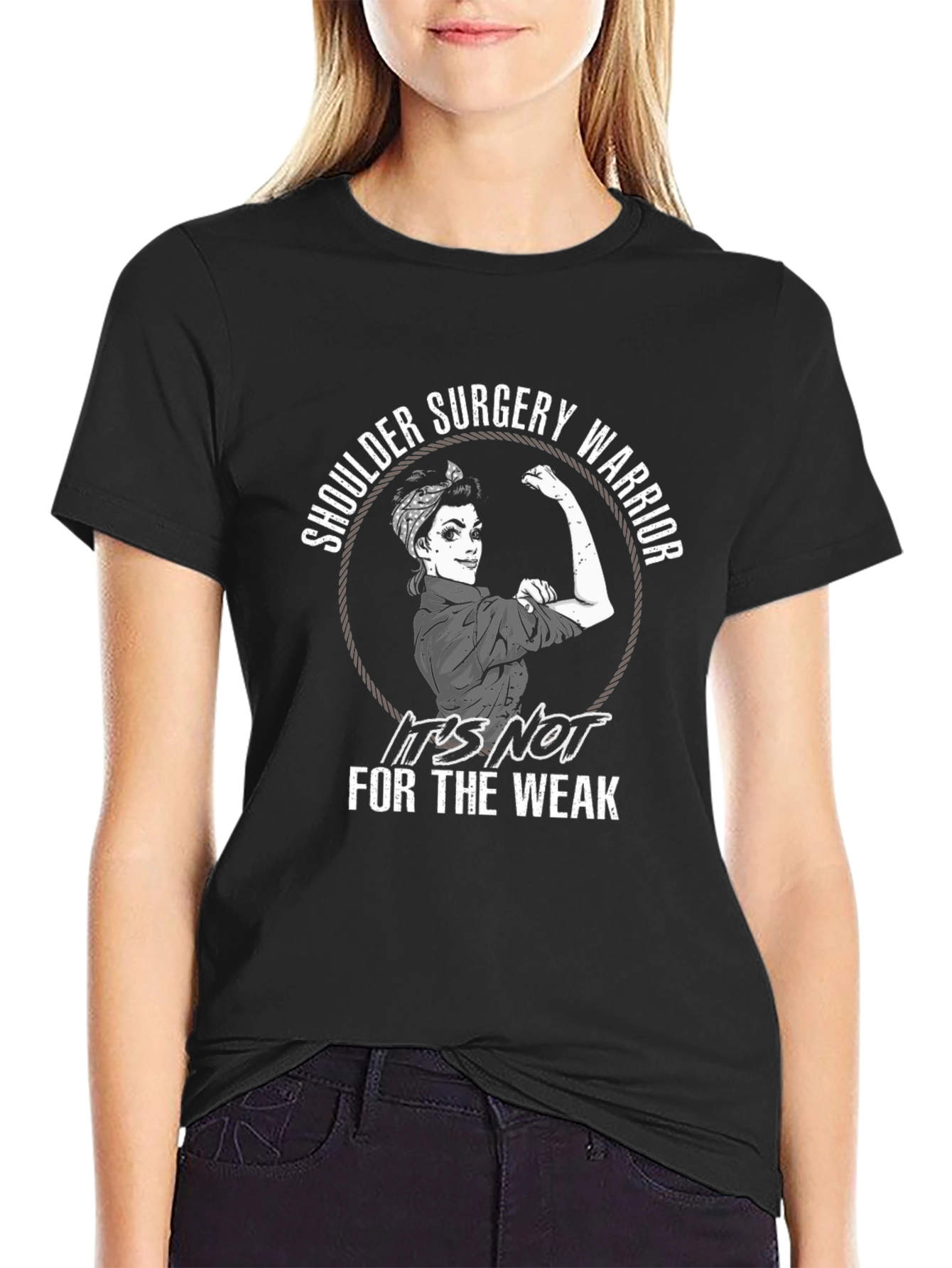 Shoulder Surgery Warrior Graphic T-Shirt