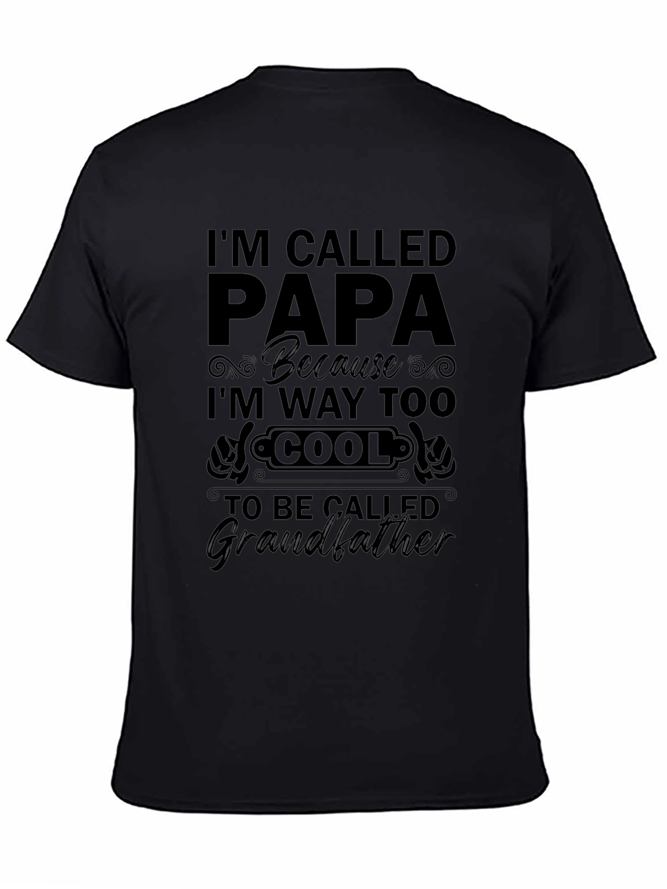 Cool Papa T-Shirt - Grandfather Gift
