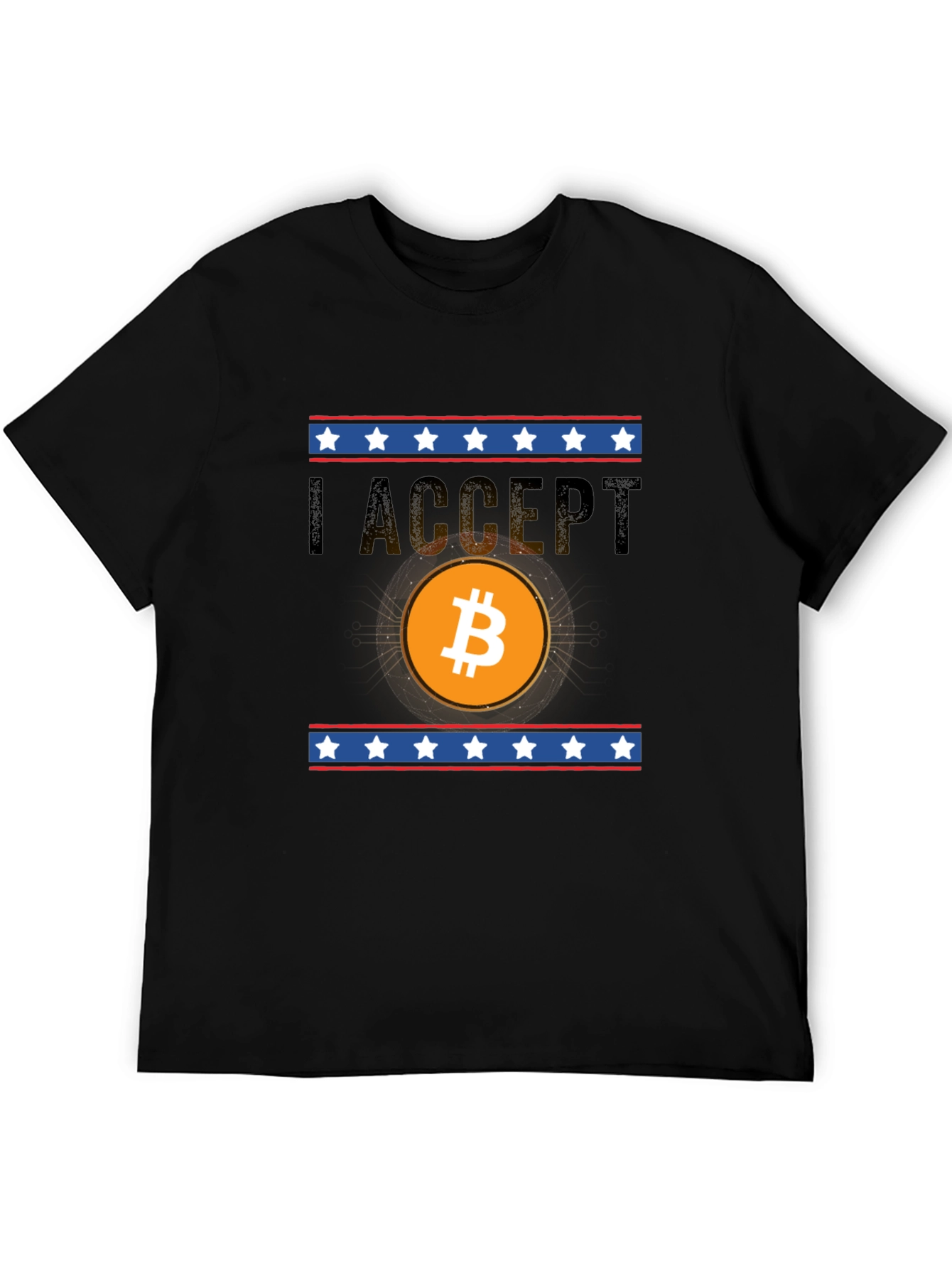 I Accept Bitcoin Graphic Tee