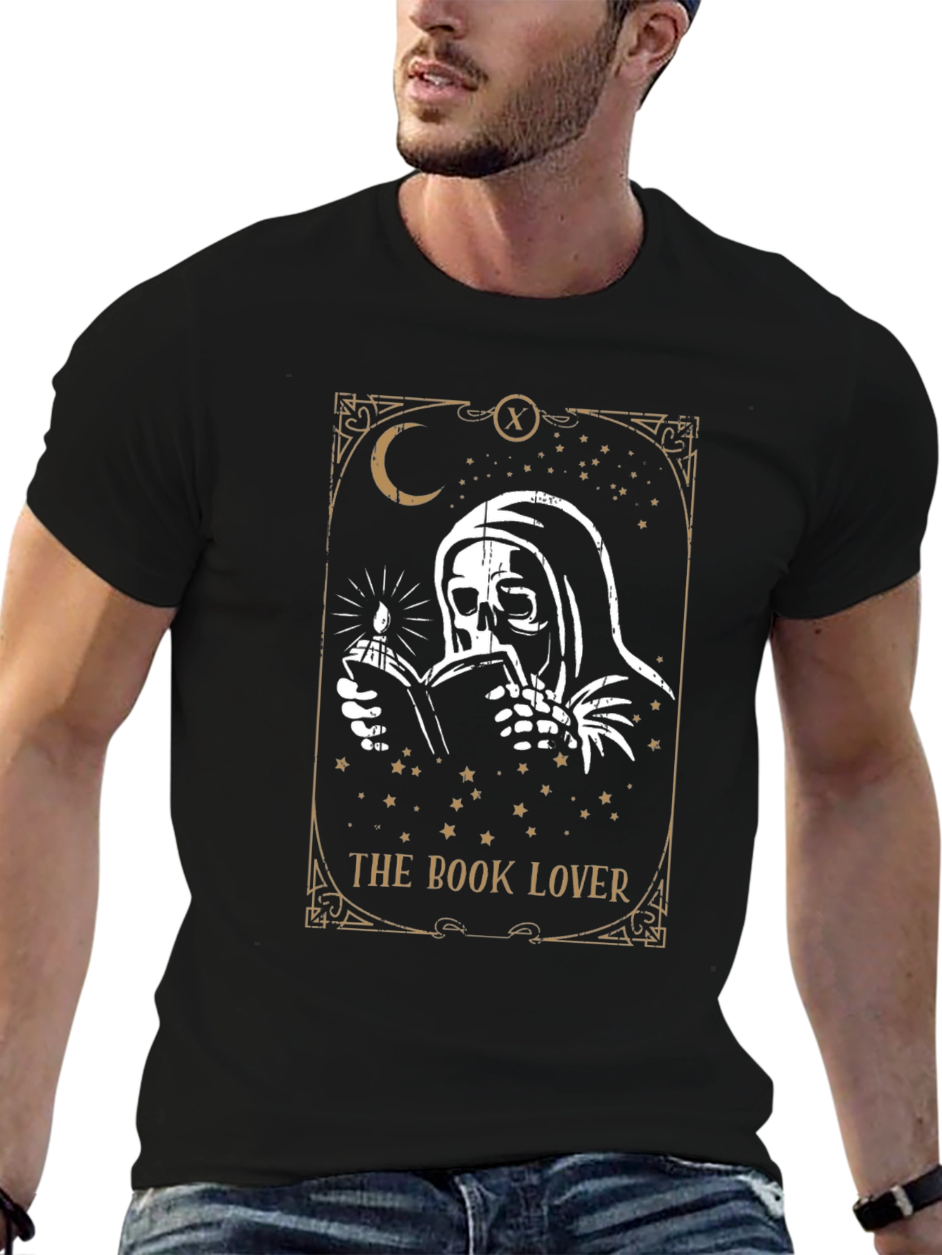 The Book Lover Tarot Card T-Shirt