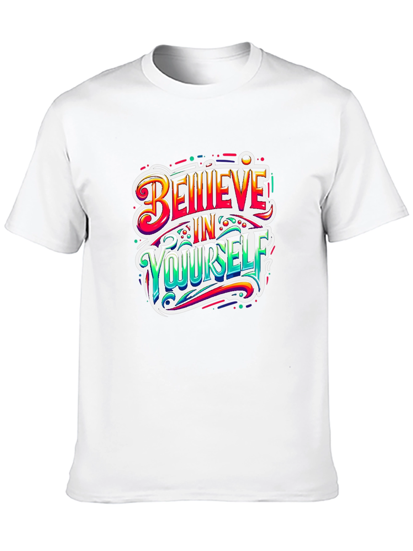 Believe in Yourself Graphic Tee - Black