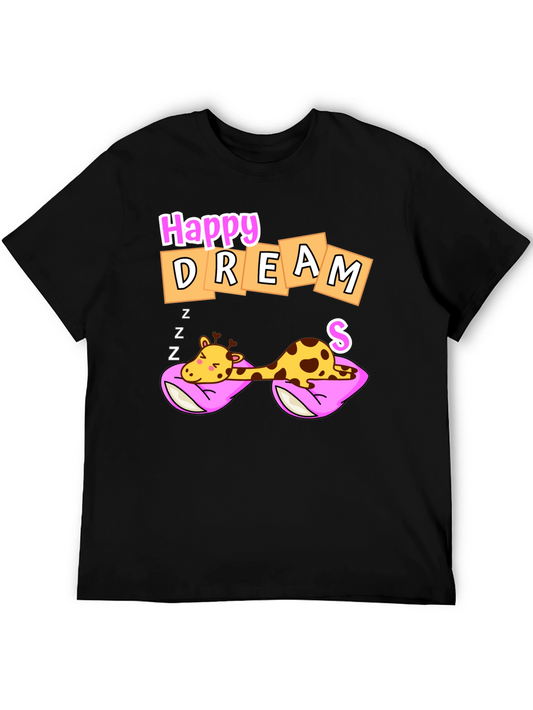 Happy Dreams Giraffe Graphic Tee - Unisex