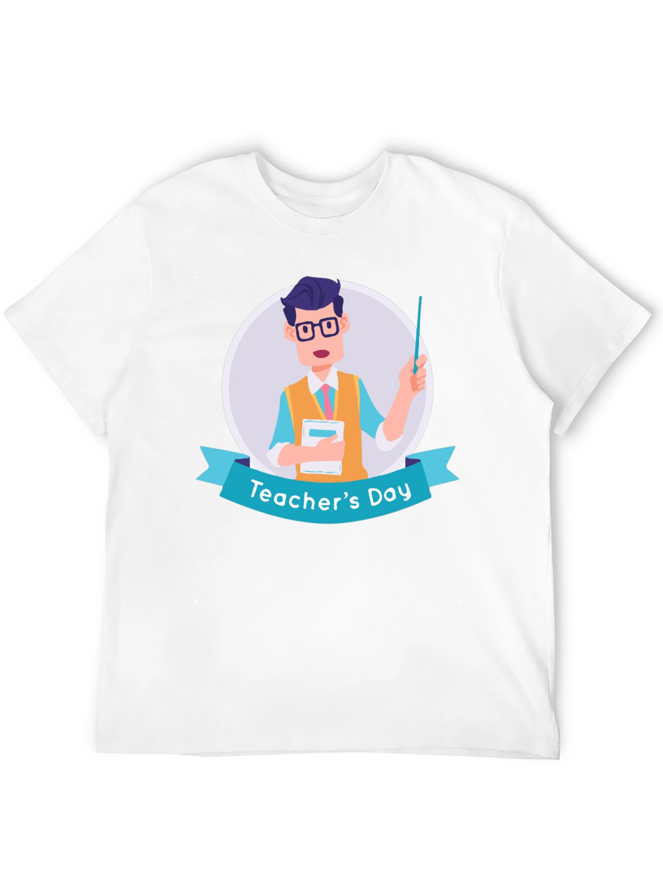 Teachers Day T-Shirt - Cartoon Teacher Design