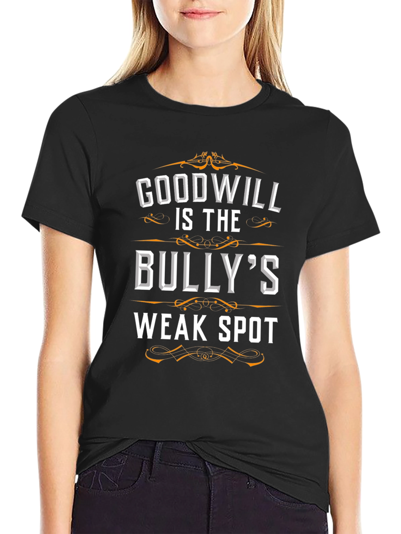 Goodwill Bullys Weak Spot Graphic Tee - Black