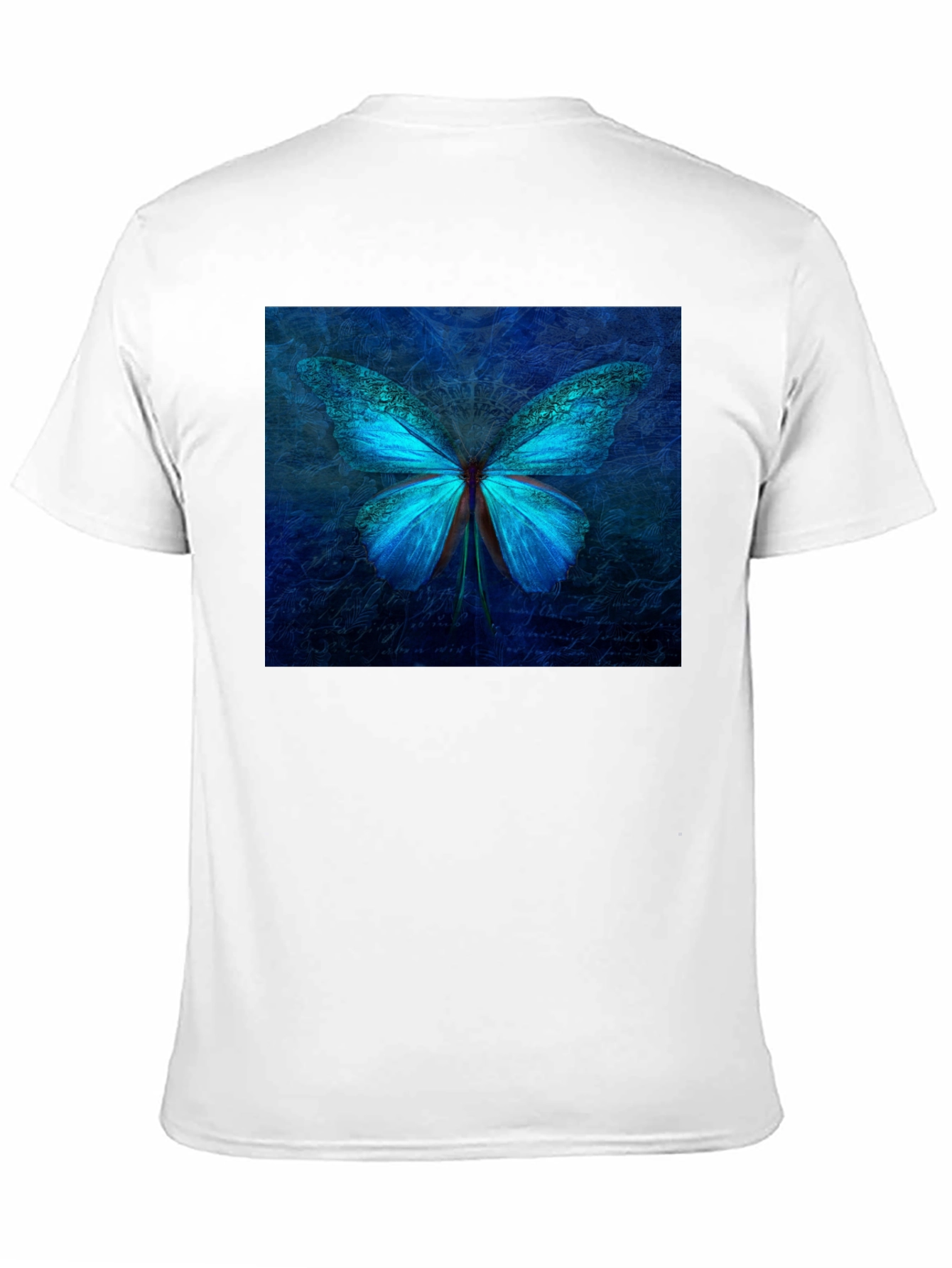 Butterfly Graphic Tee - Stylish Black Cotton T-Shirt