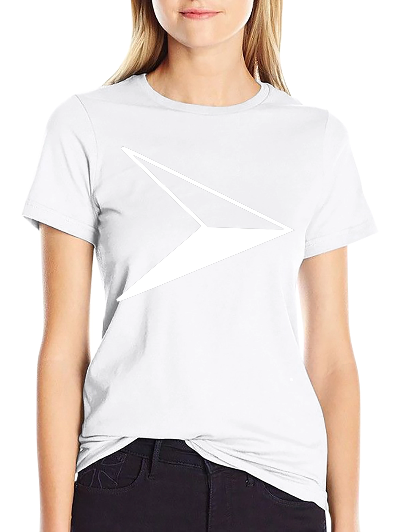 Modern Arrow Graphic Tee - Black