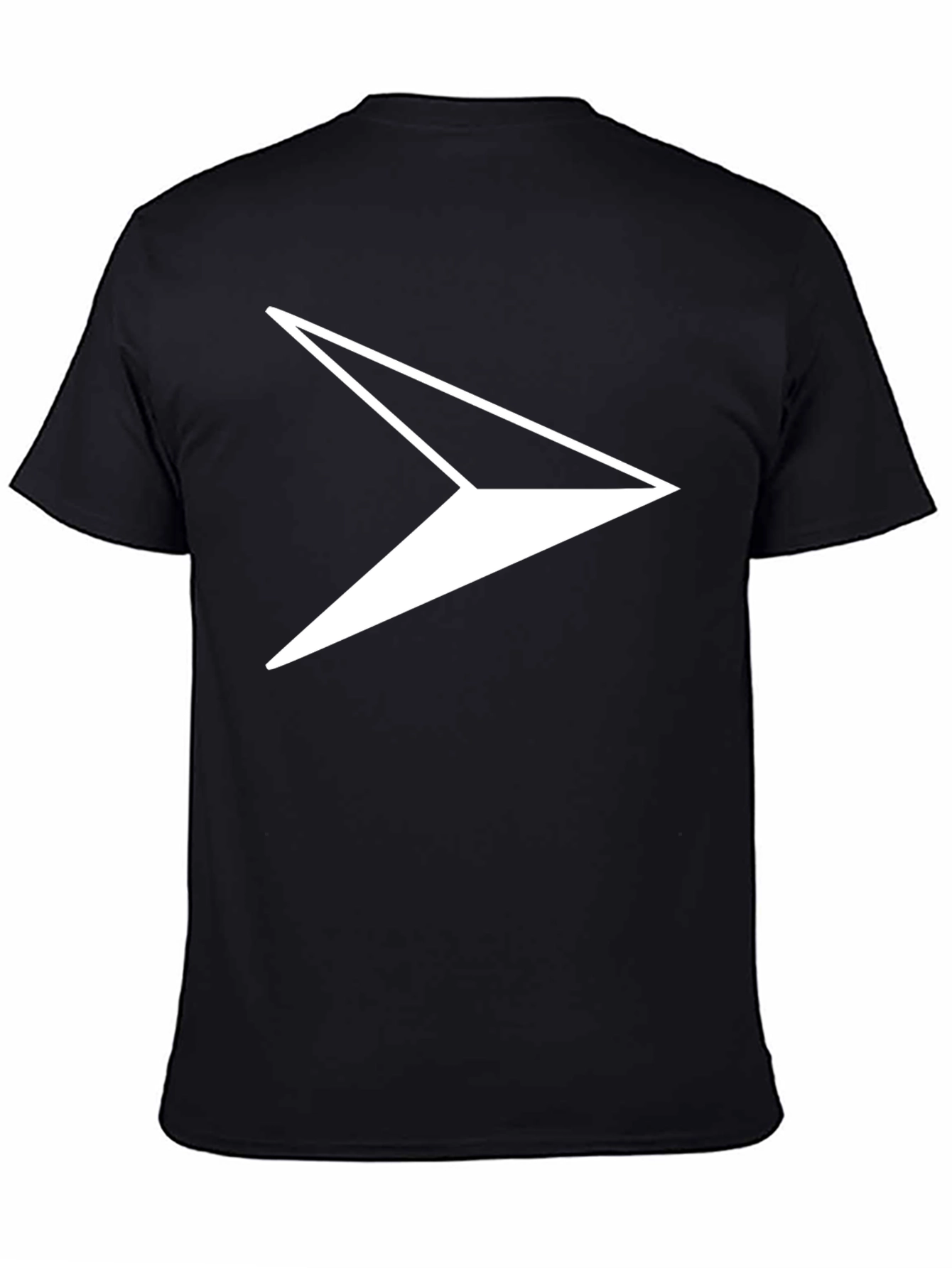 Modern Arrow Graphic Tee - Black