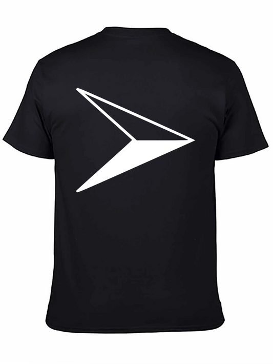 Modern Arrow Graphic Tee - Black