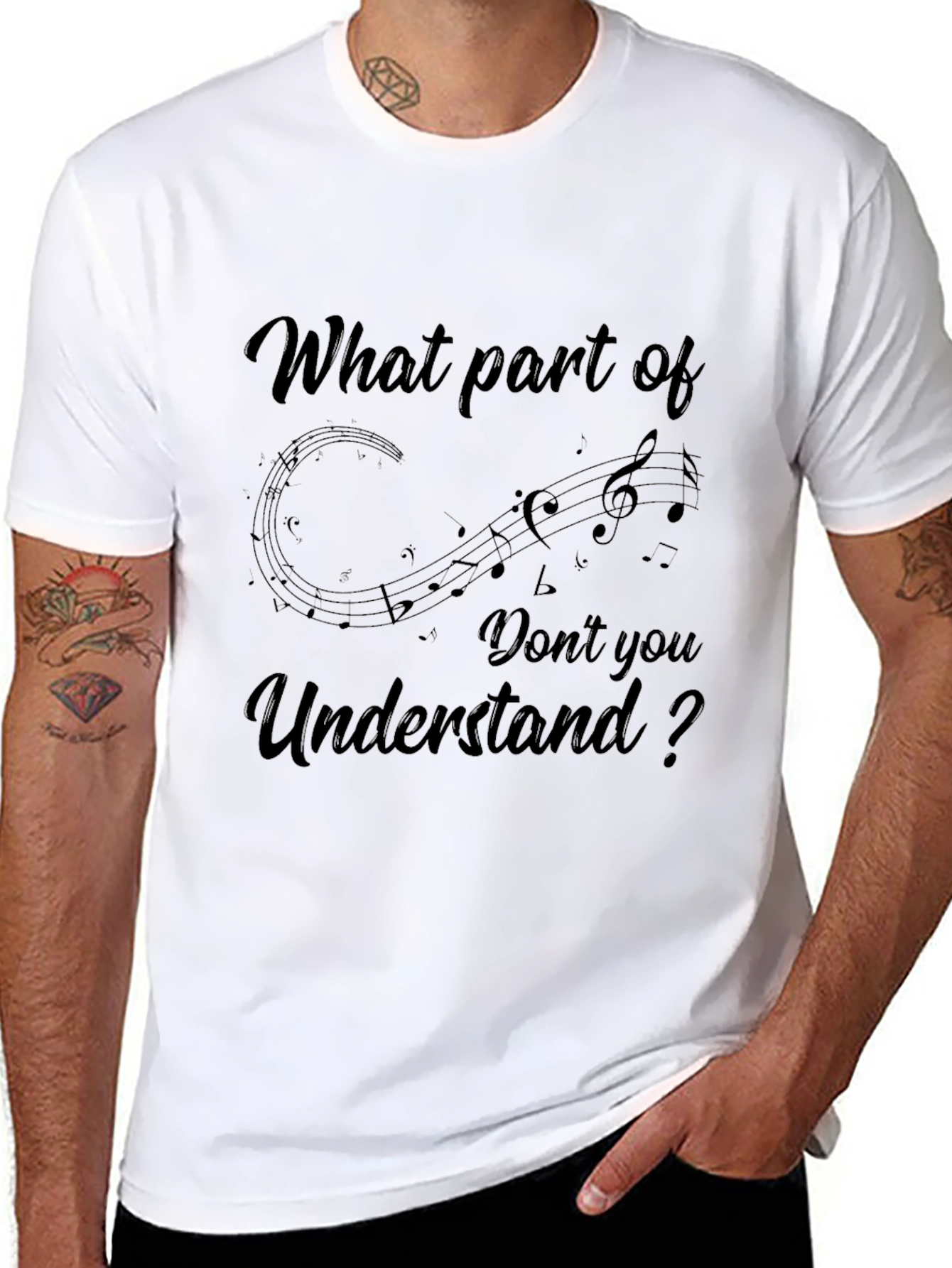 Music Lover T-Shirt: What Part Dont You Understand?