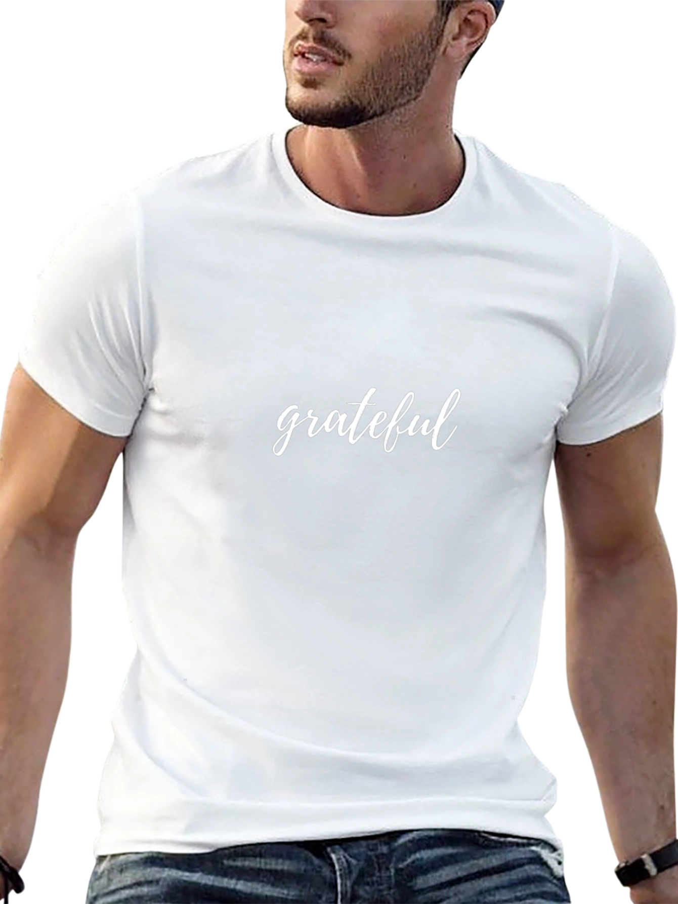 Grateful Black T-Shirt - Casual Comfort