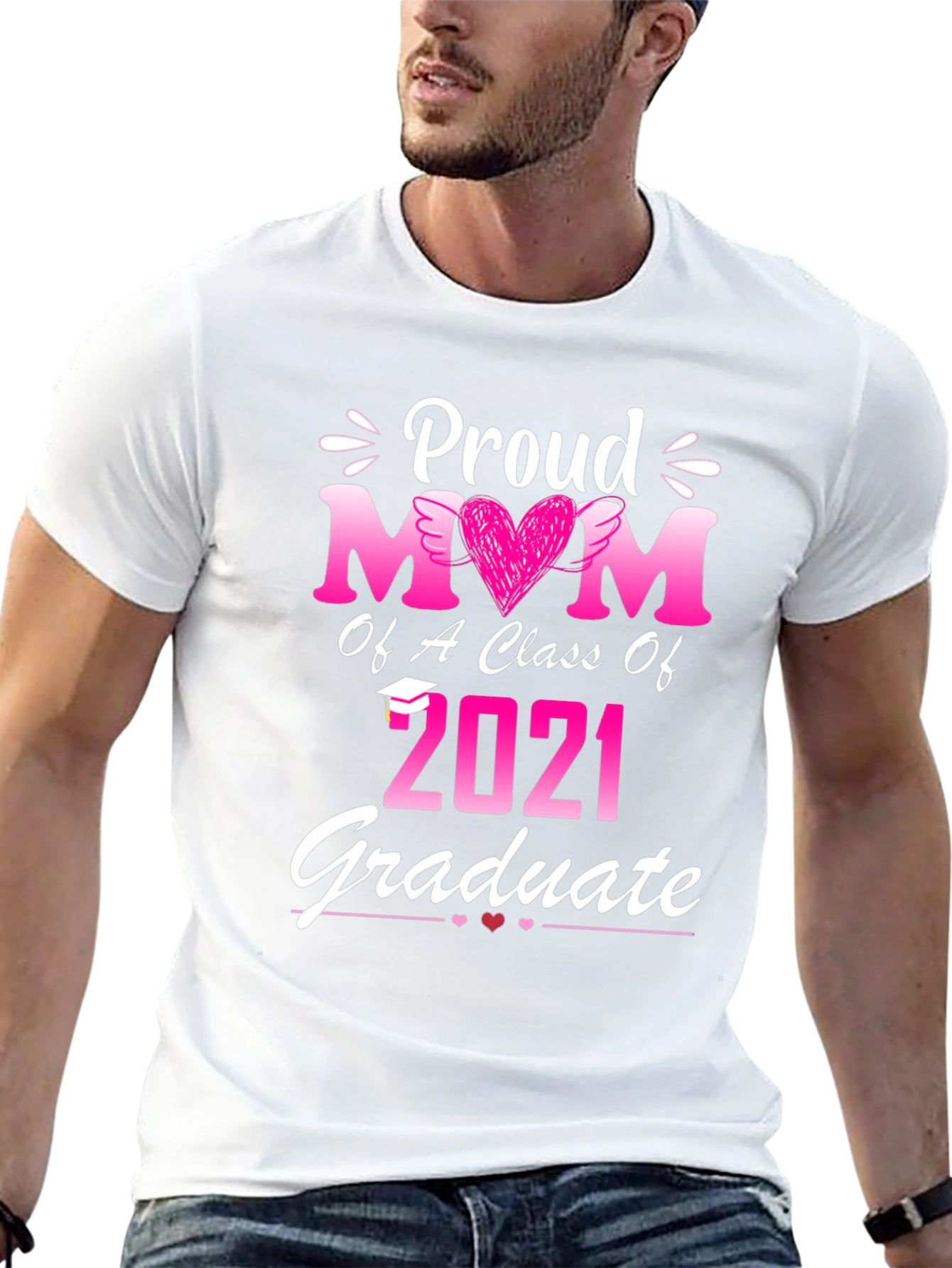 Proud Mom Class of 2021 Graduate T-Shirt