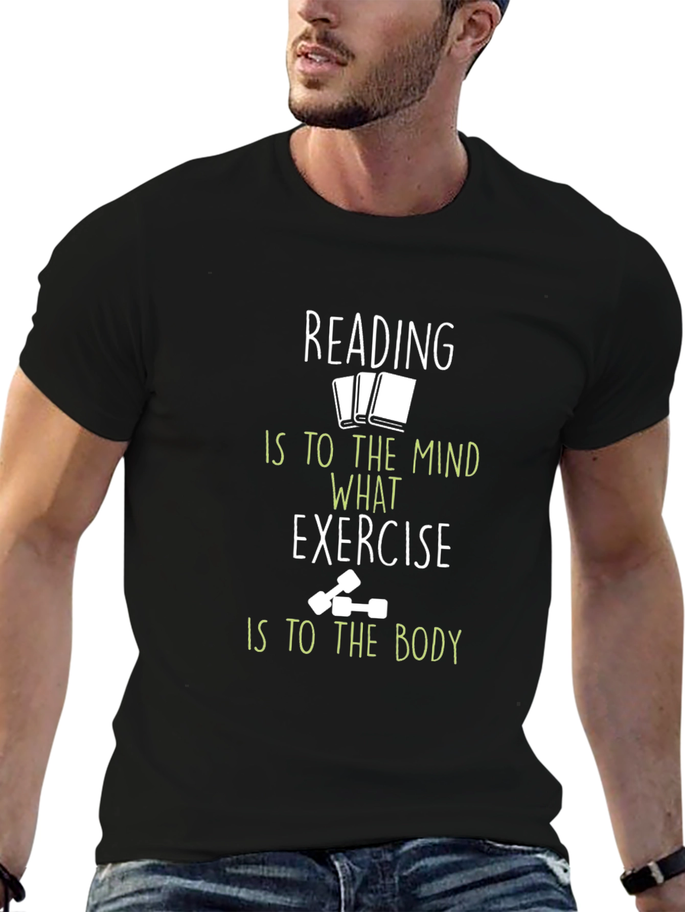 Reading & Exercise T-Shirt - Mind & Body