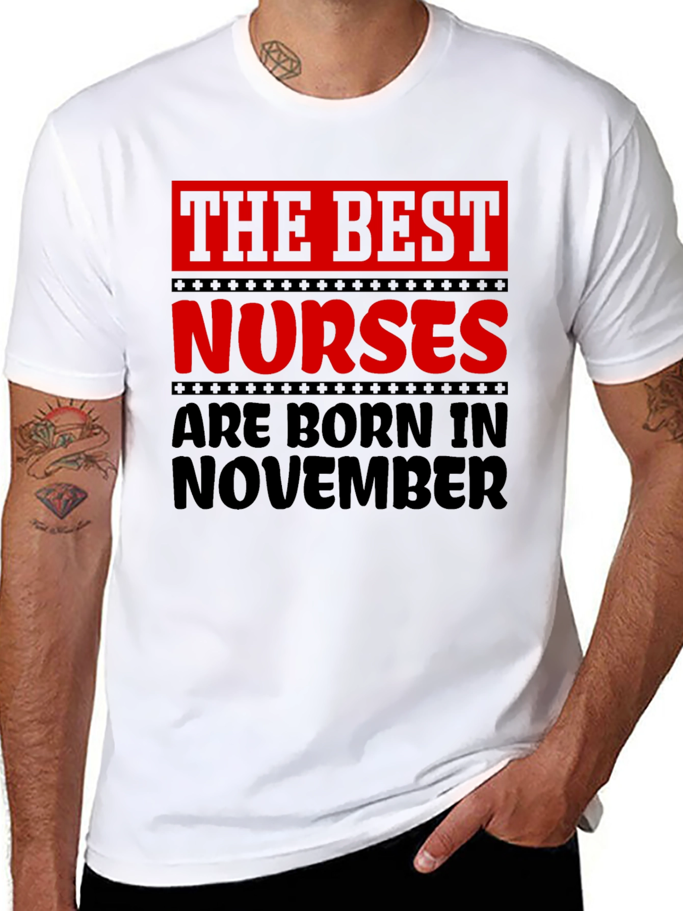 The Best Nurses Are Born In November T-Shirt