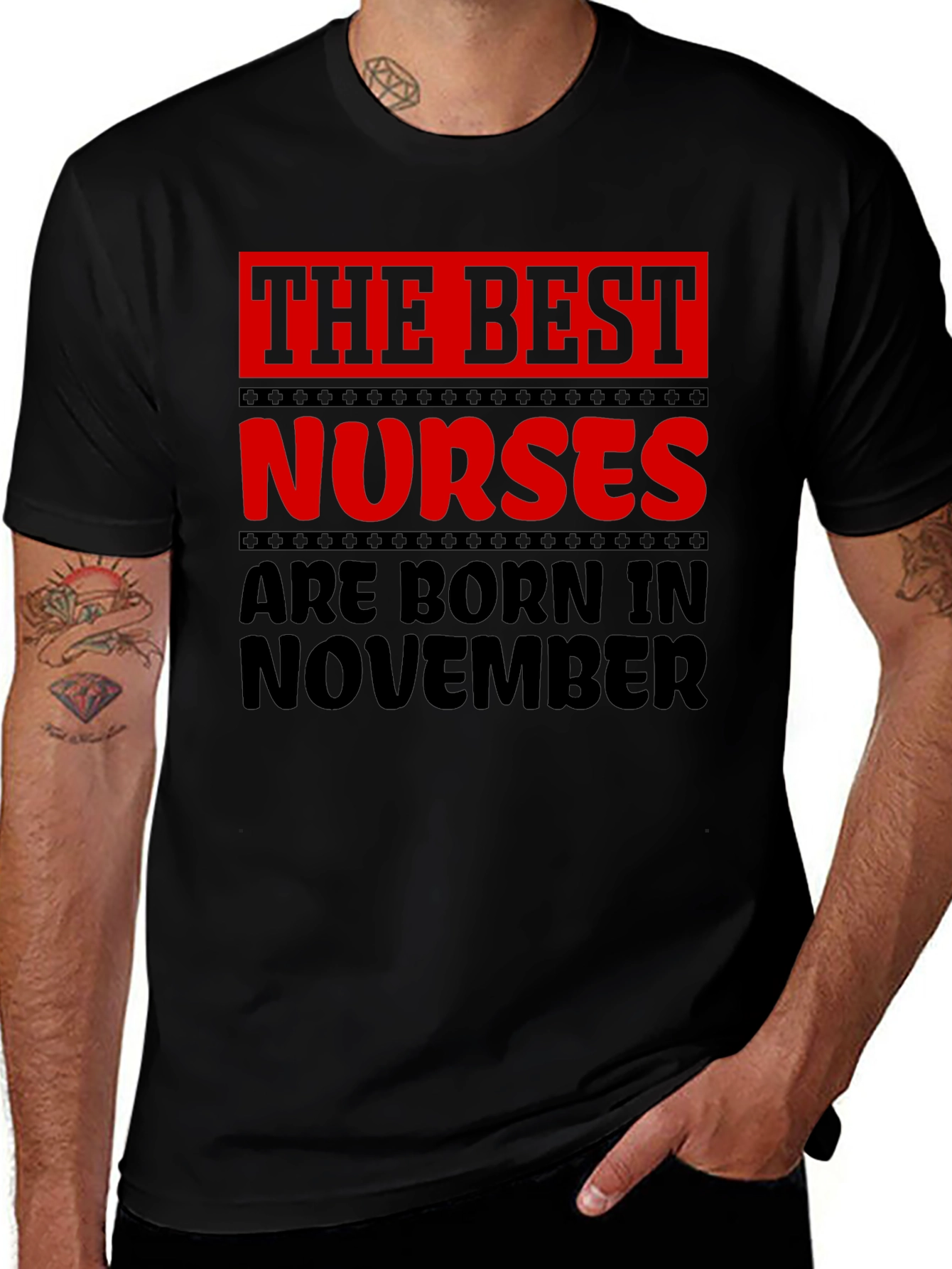 The Best Nurses Are Born In November T-Shirt