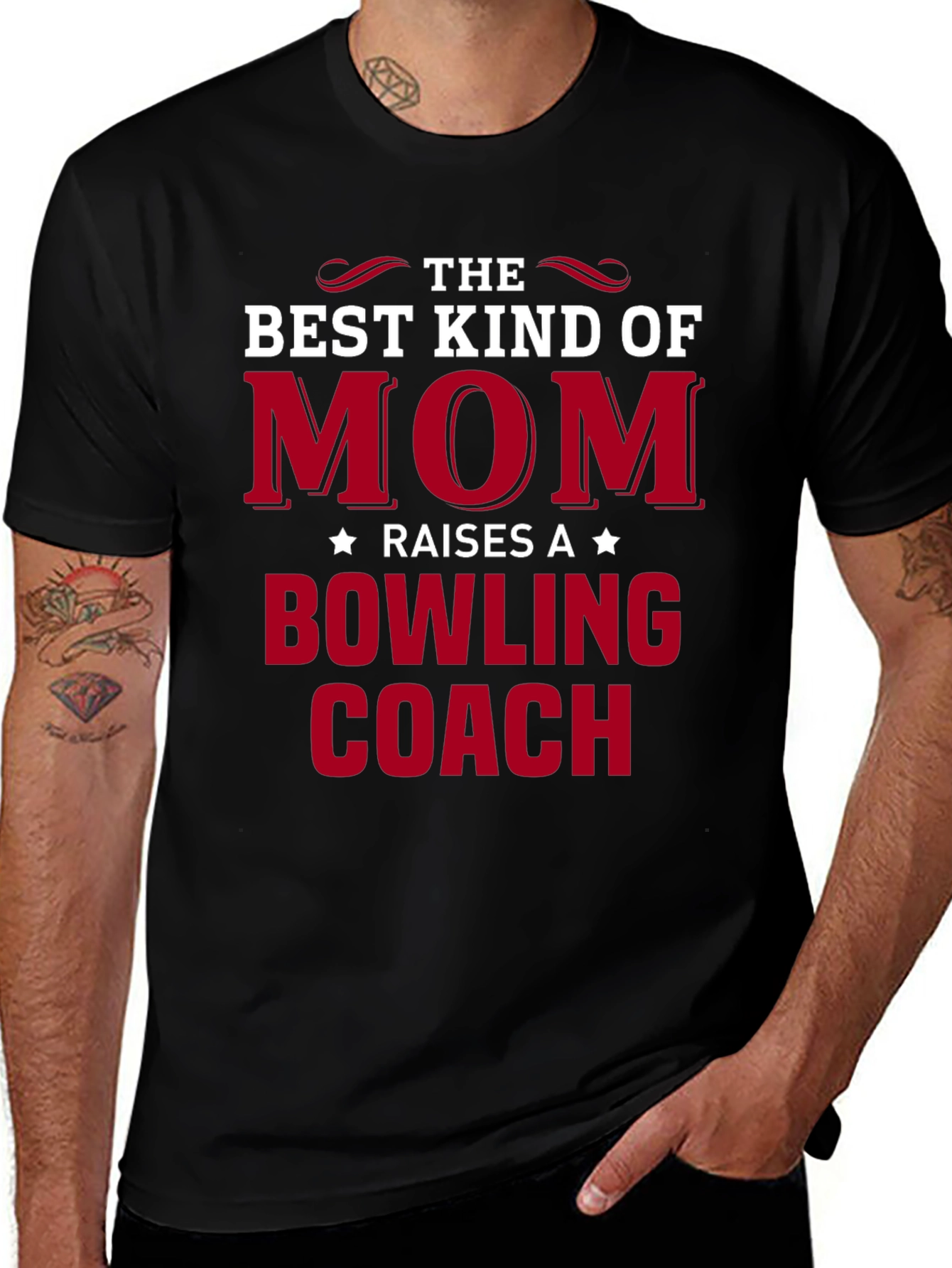 Best Kind of Mom Bowling Coach T-Shirt