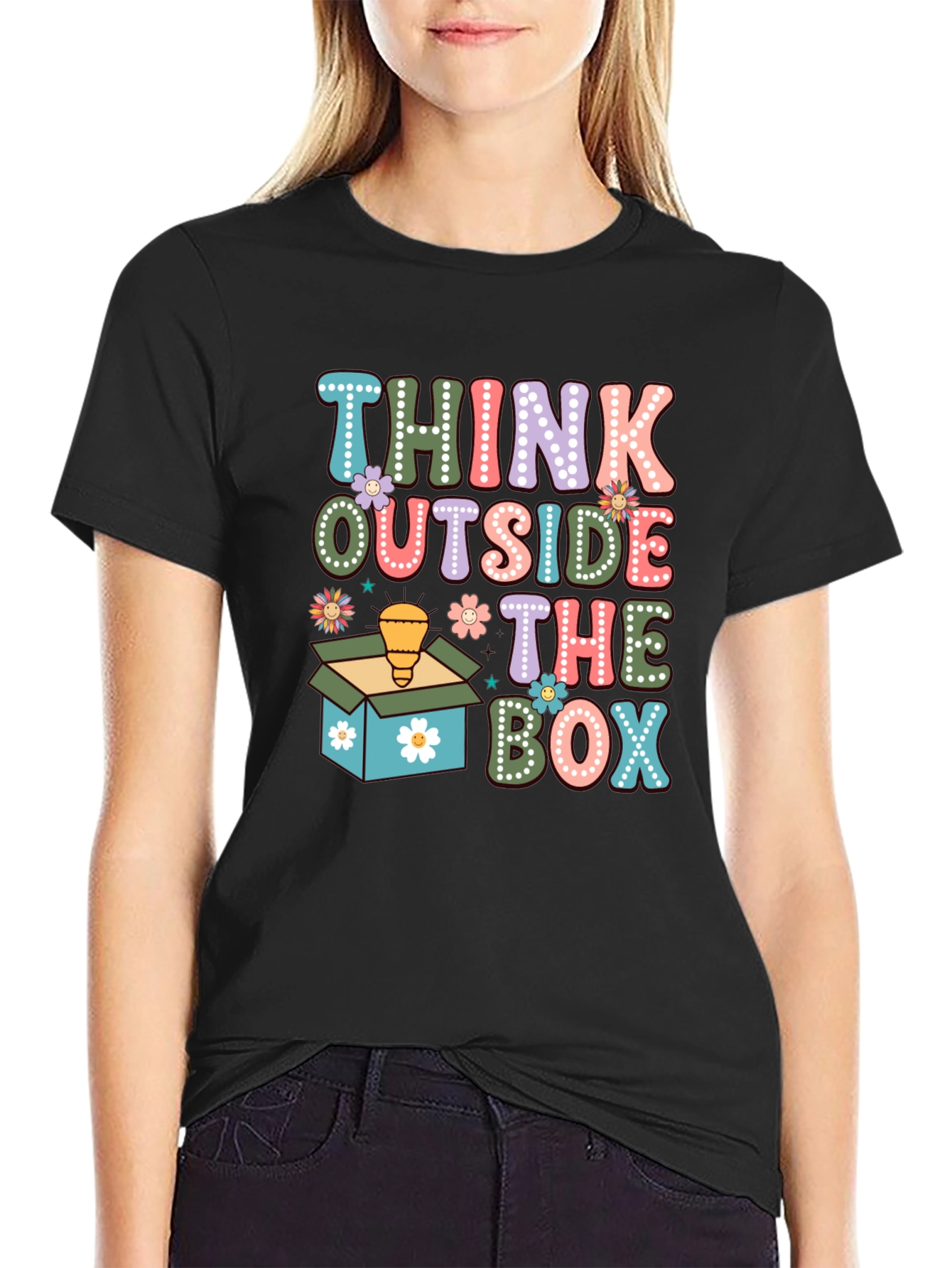 Think Outside the Box Graphic Tee