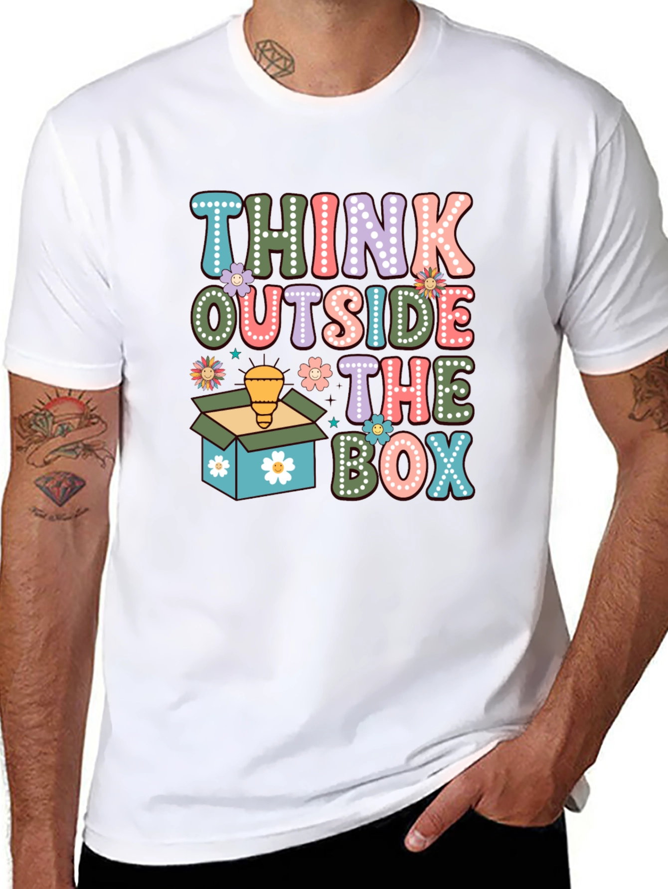 Think Outside the Box Graphic Tee