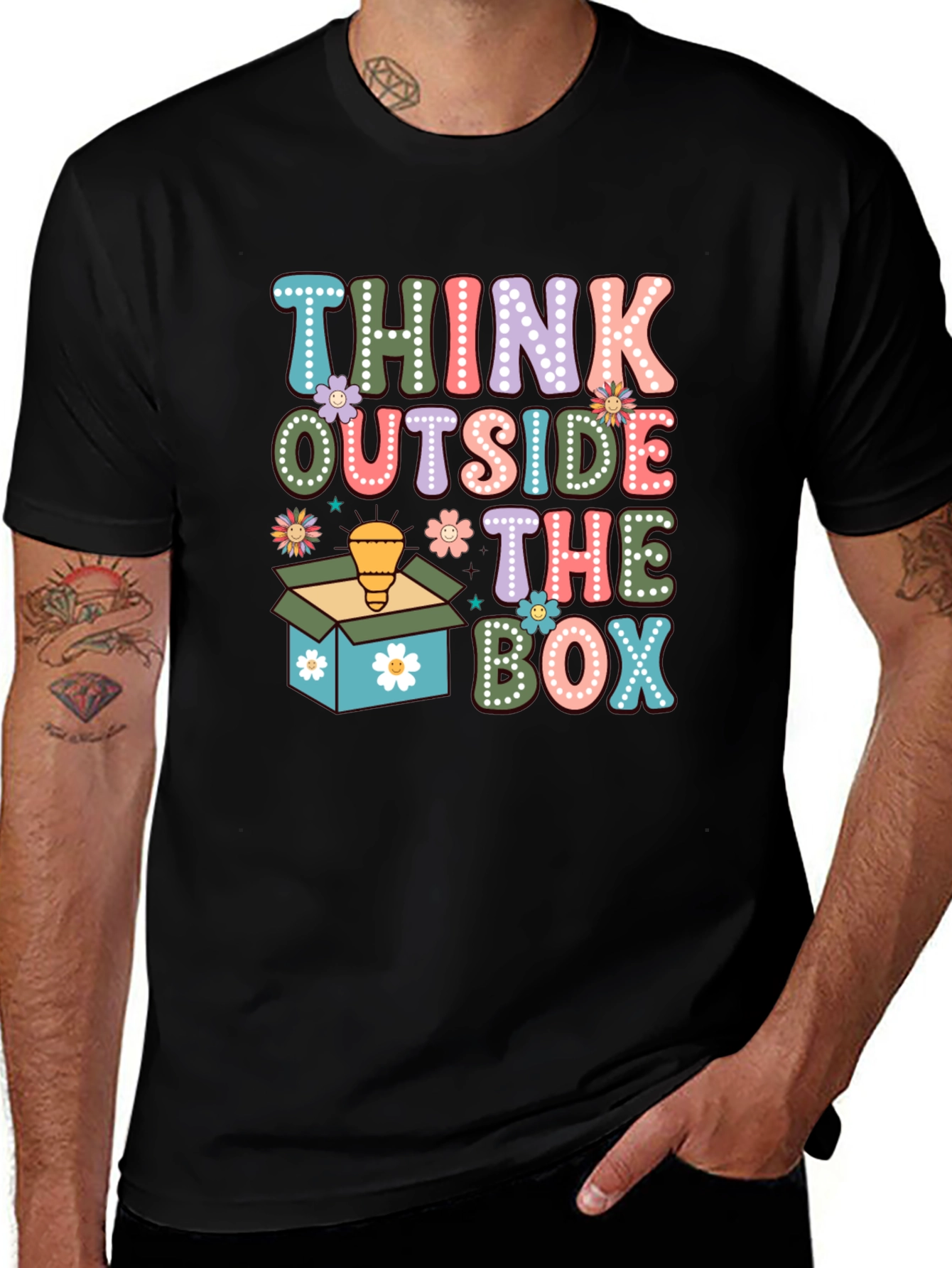 Think Outside the Box Graphic Tee