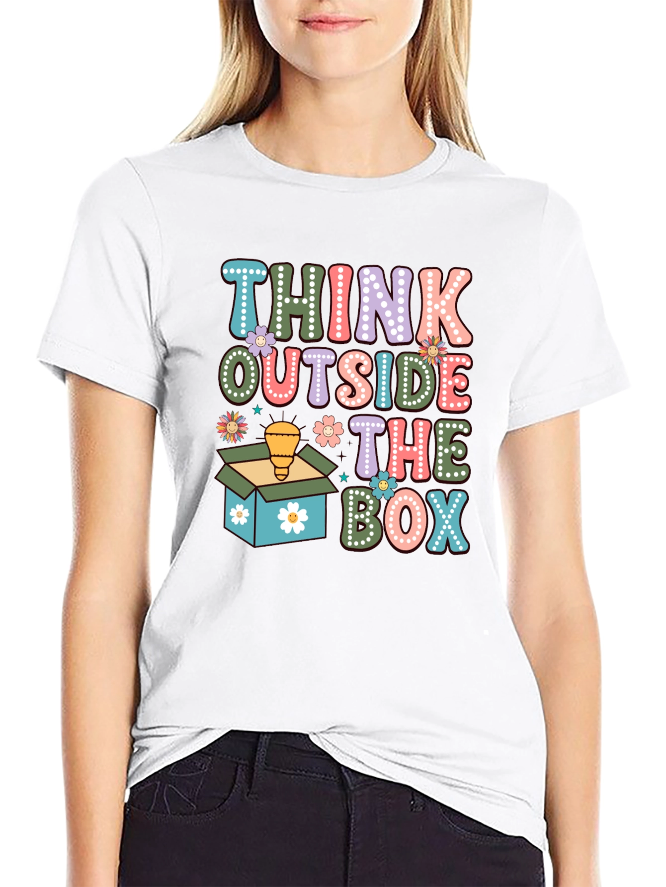 Think Outside the Box Graphic Tee