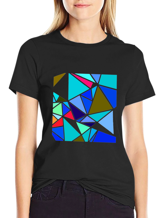 Abstract Geometric Triangle T-Shirt