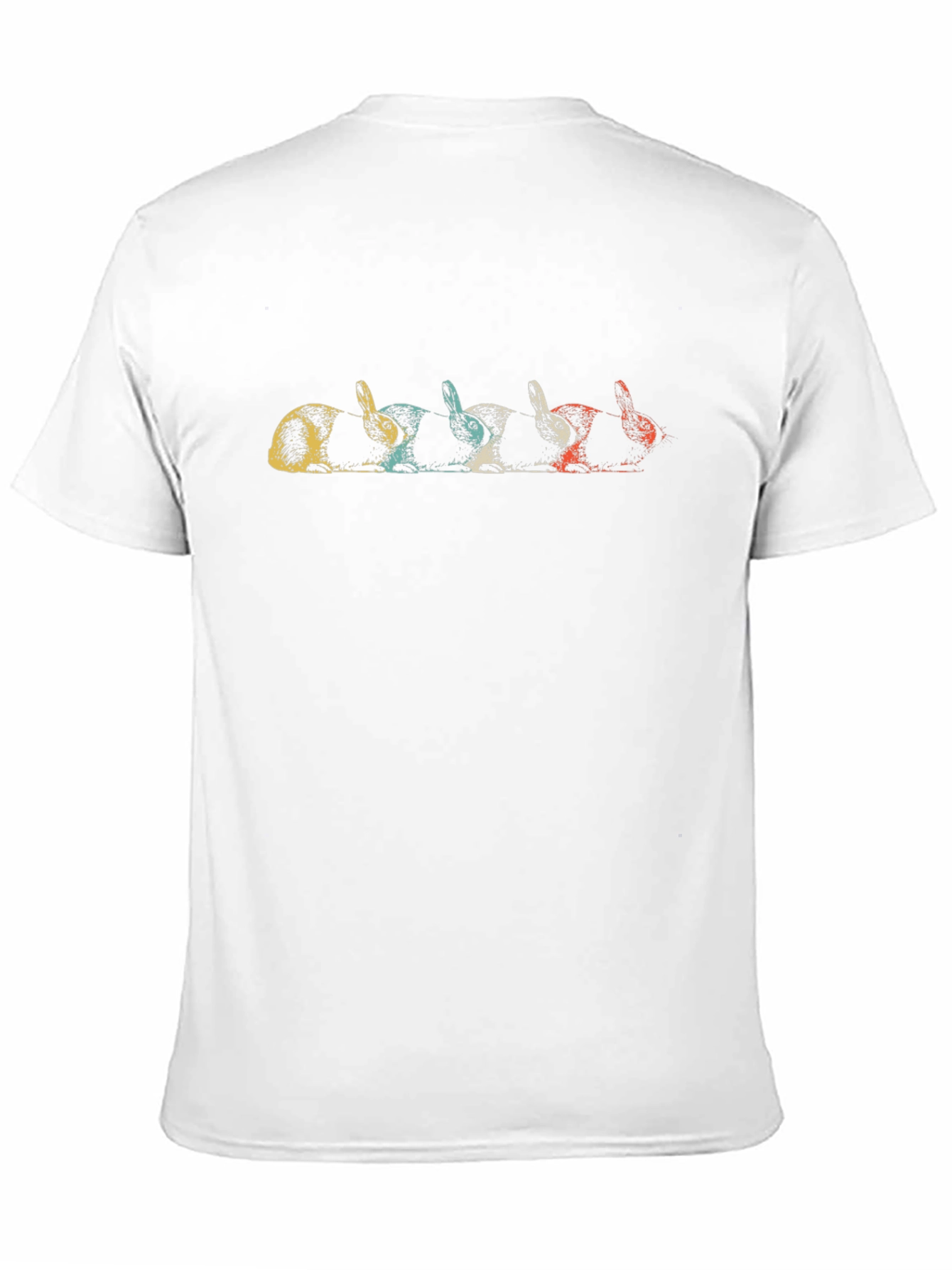 Retro Rabbit Graphic T-Shirt