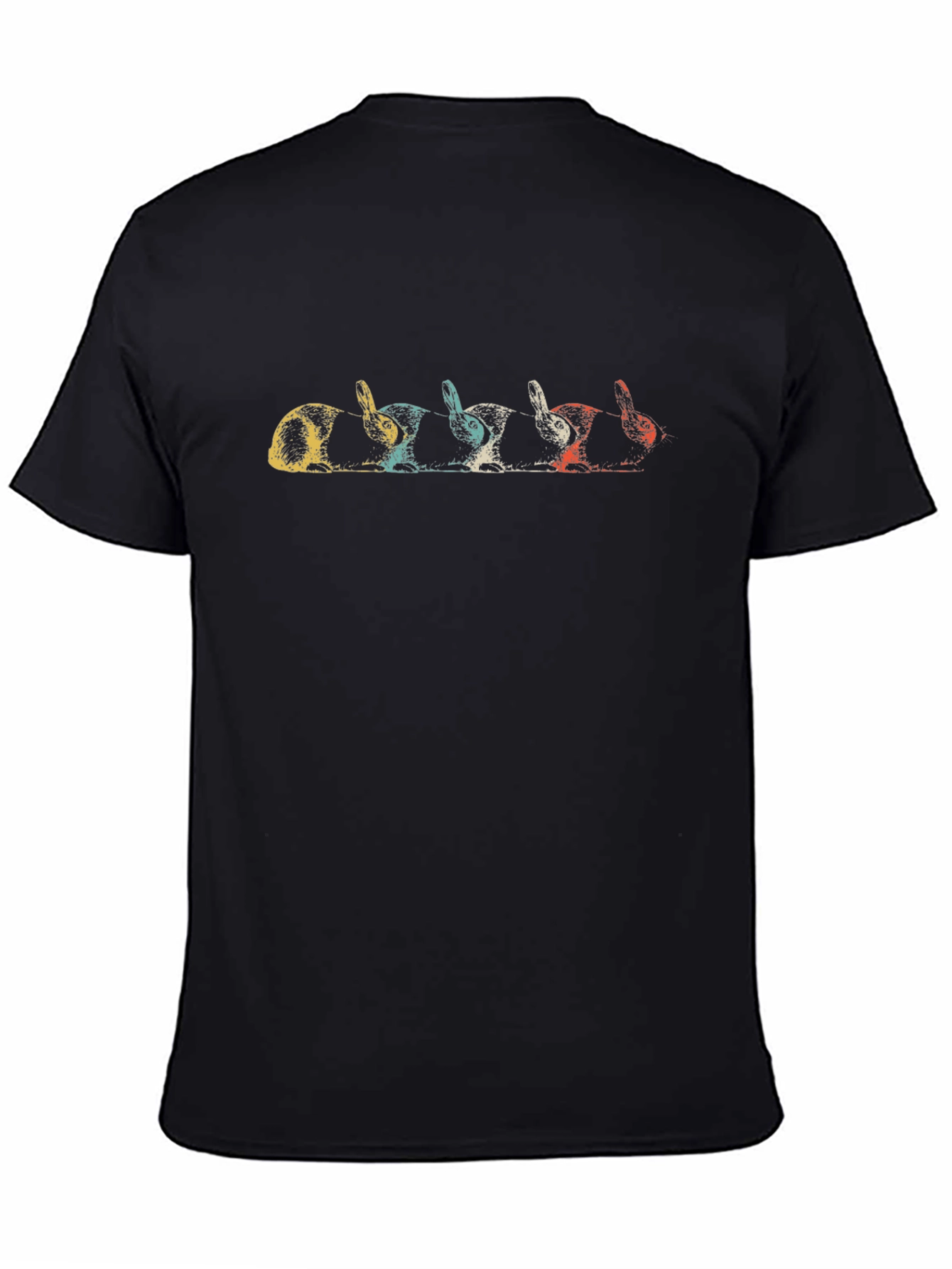 Retro Rabbit Graphic T-Shirt