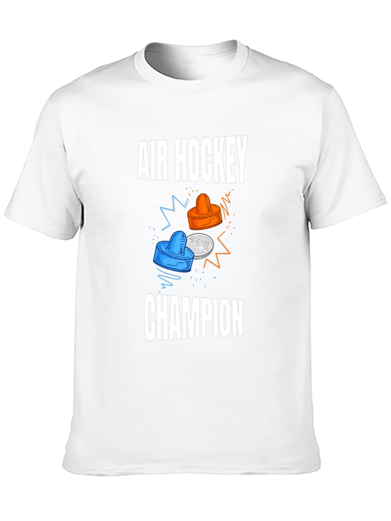 Air Hockey Champion Black T-Shirt