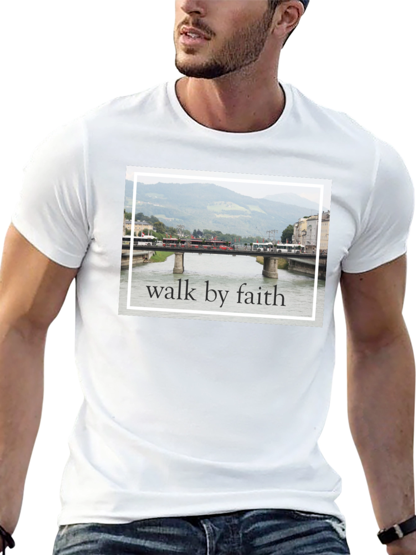 Walk By Faith Bridge T-Shirt