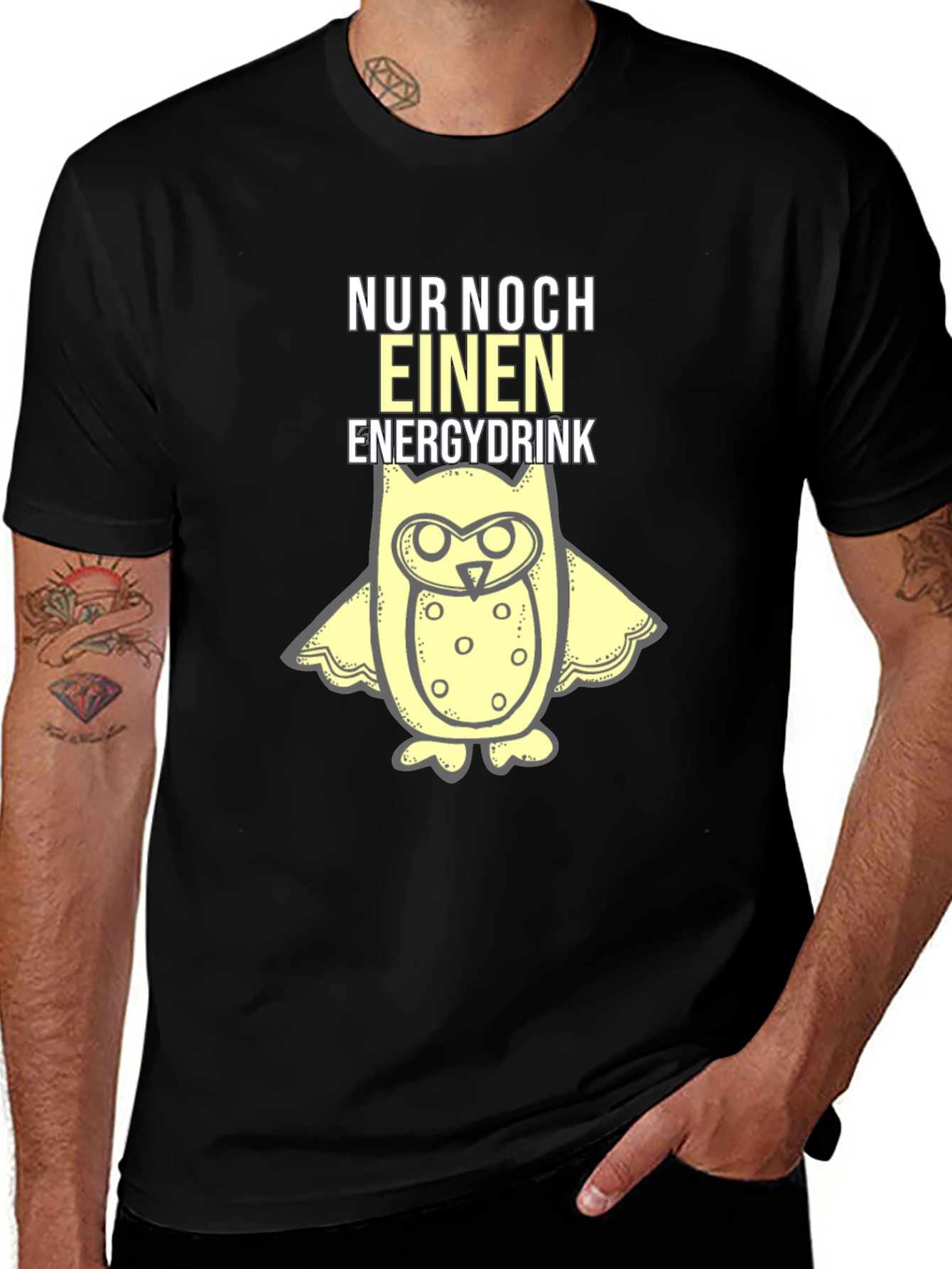 Funny German Energy Drink Owl T-Shirt