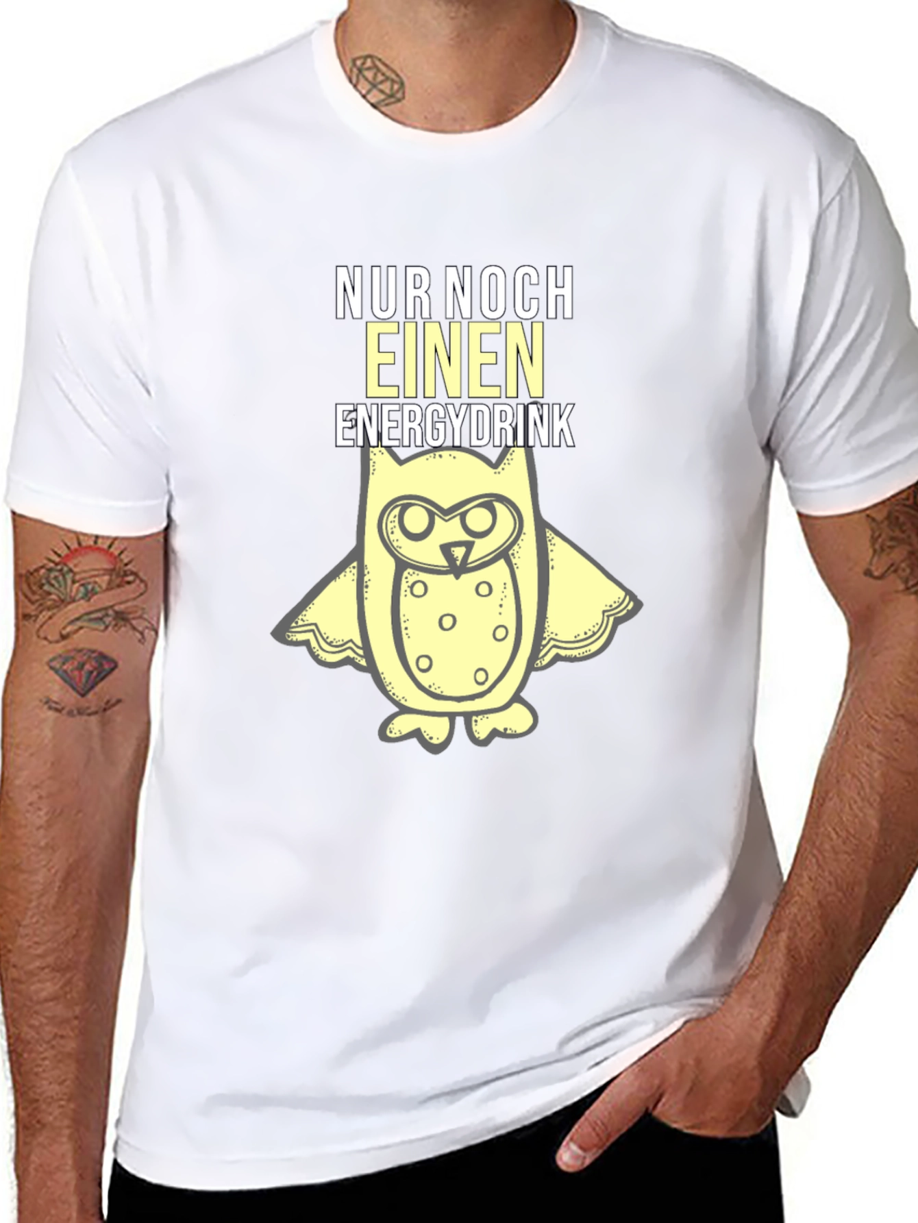 Funny German Energy Drink Owl T-Shirt