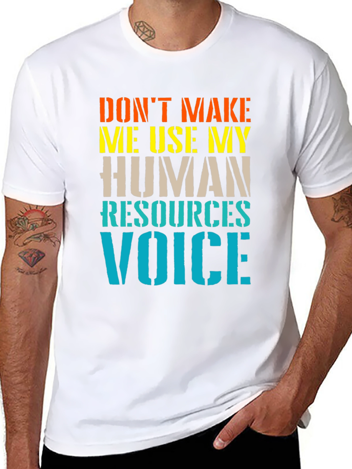 Human Resources Voice Funny T-Shirt