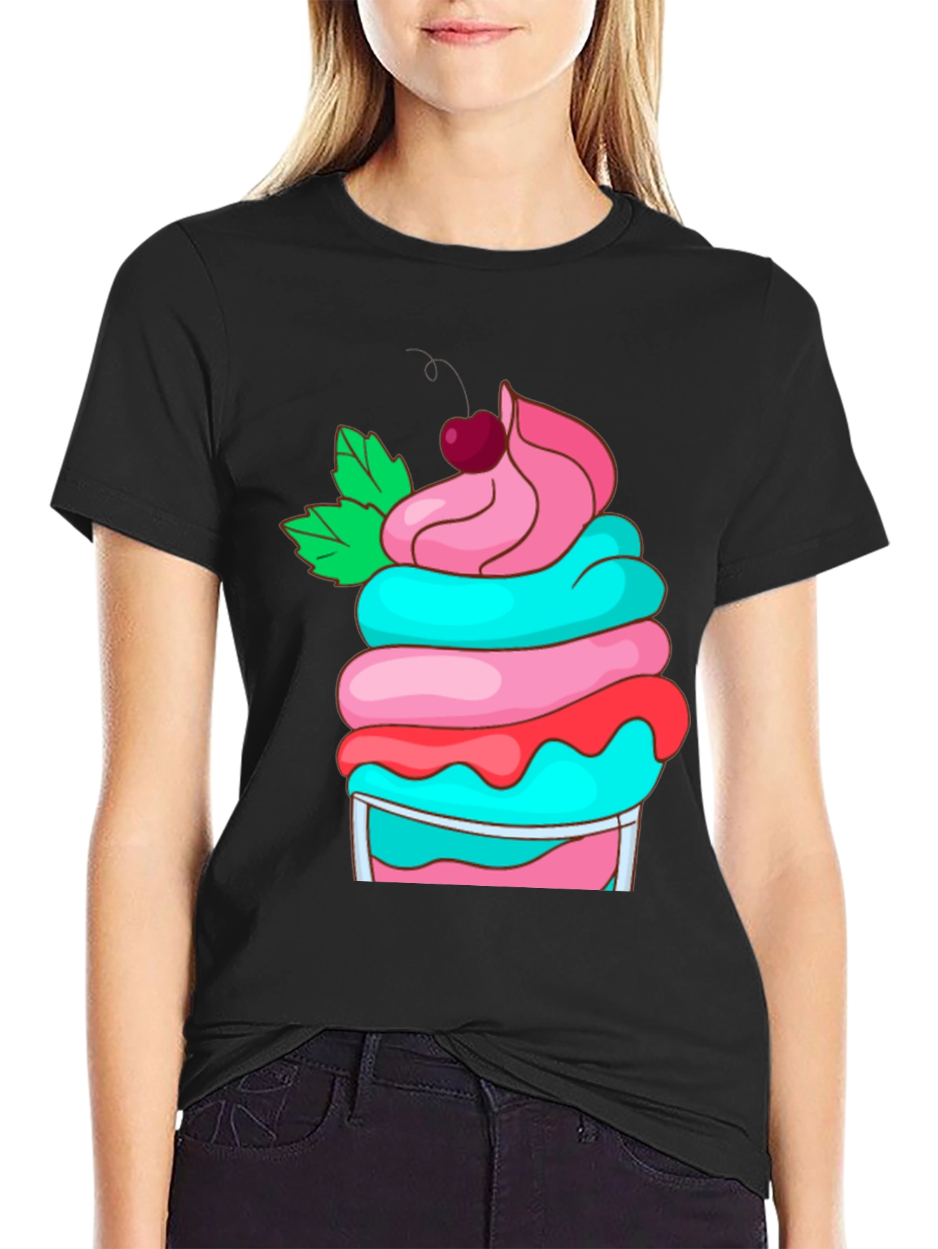 Cupcake Graphic Tee - Fun & Trendy!