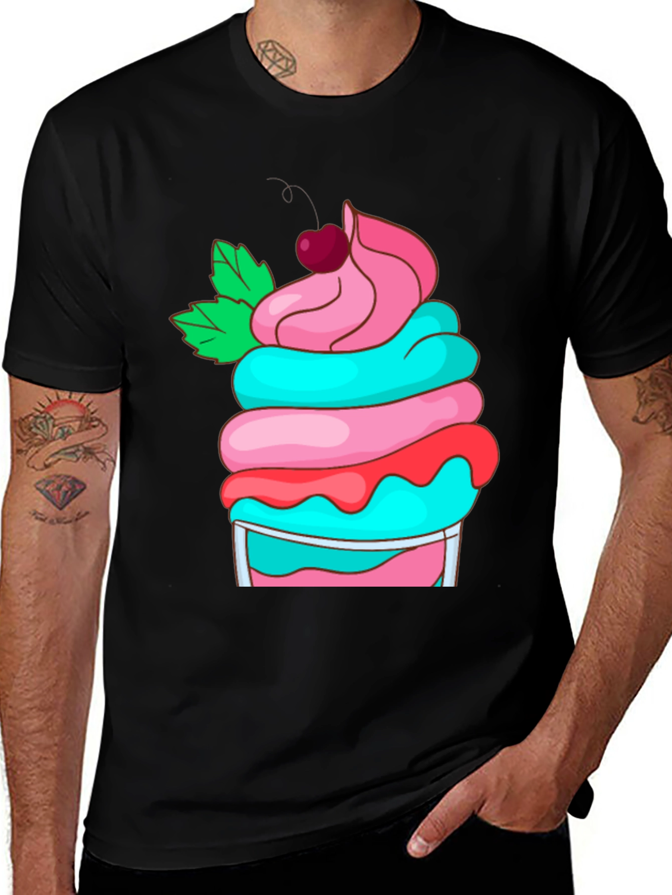 Cupcake Graphic Tee - Fun & Trendy!