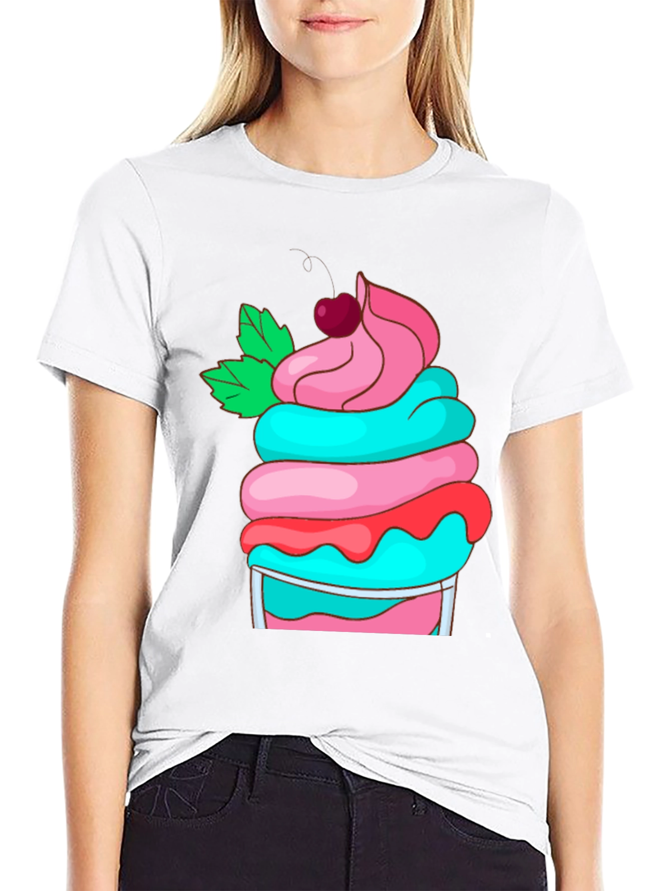 Cupcake Graphic Tee - Fun & Trendy!