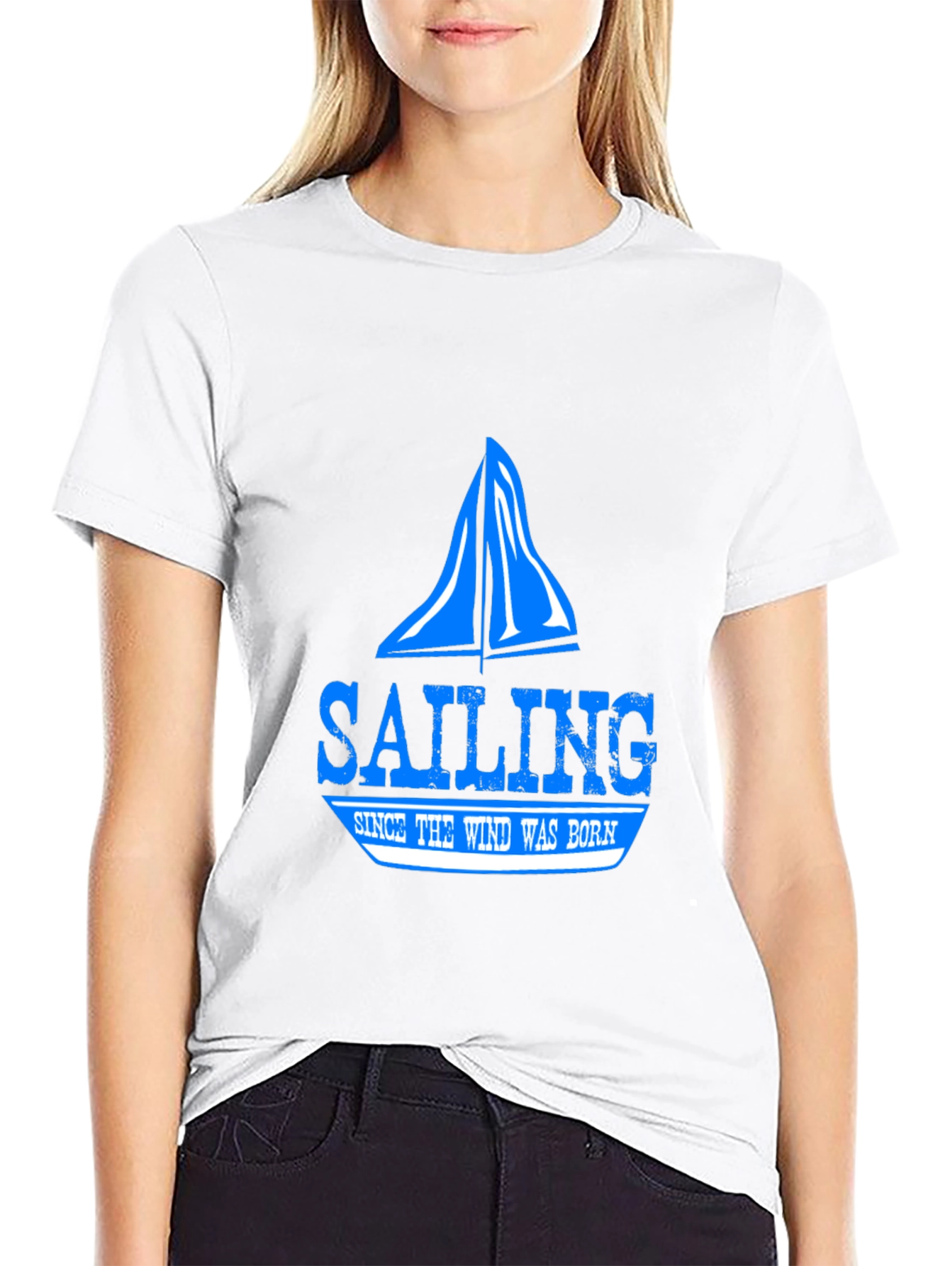 Sailing Since the Wind Was Born Black T-Shirt