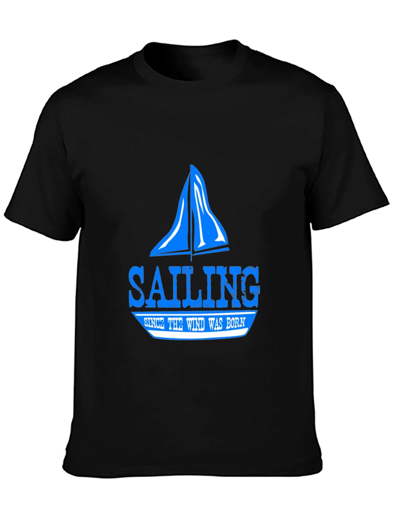 Sailing Since the Wind Was Born Black T-Shirt