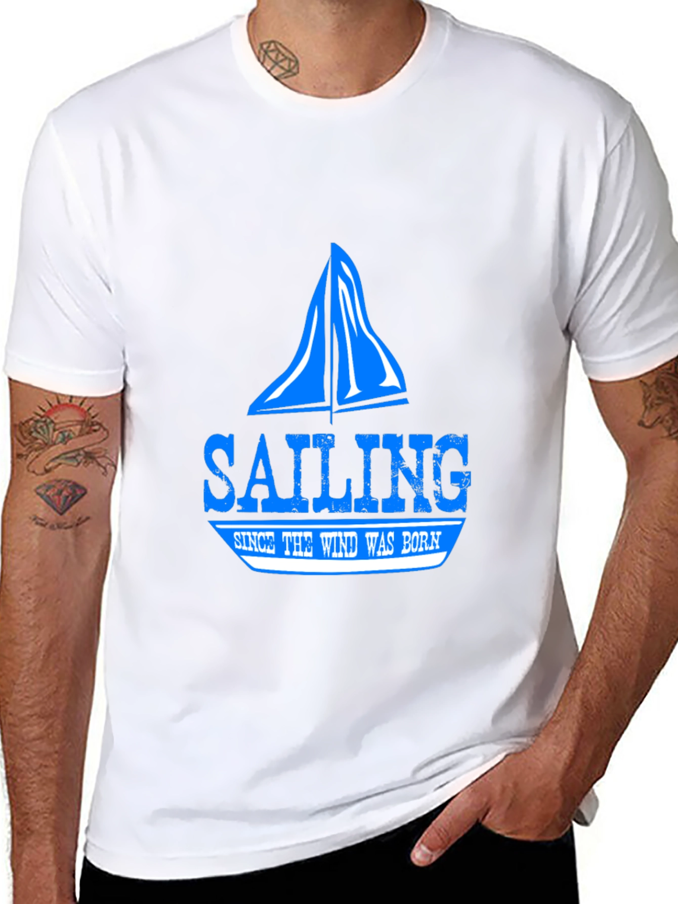 Sailing Since the Wind Was Born Black T-Shirt