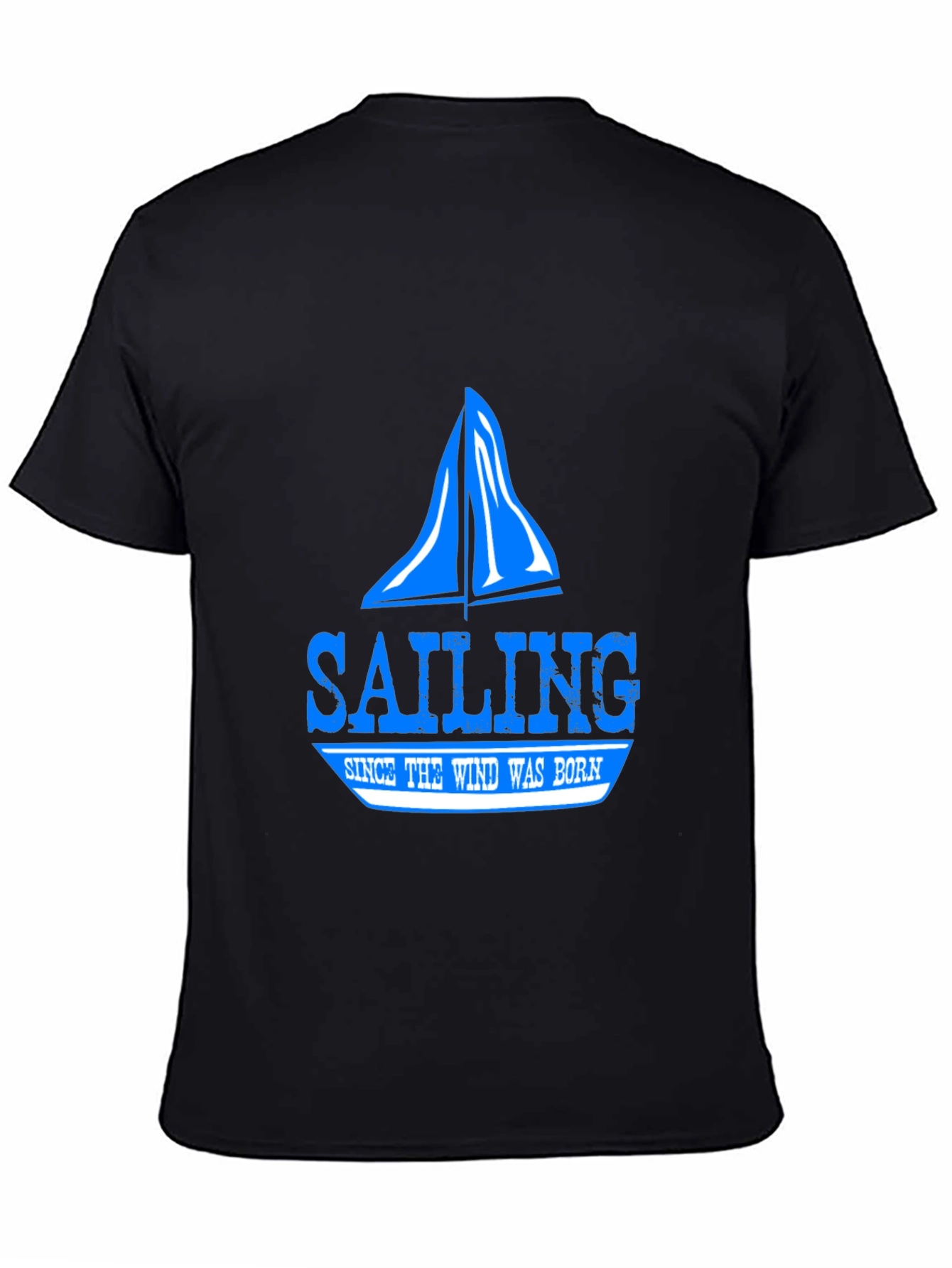 Sailing Since the Wind Was Born Black T-Shirt