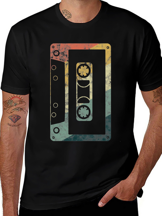 Vintage Cassette Tape T-Shirt - Retro Music Lover Tee
