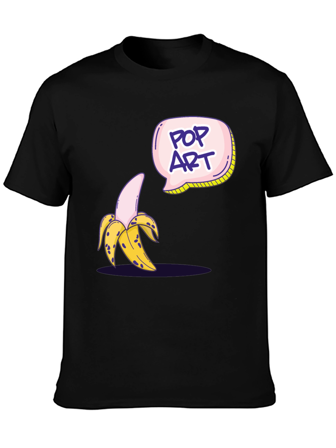 Pop Art Banana Graphic T-Shirt
