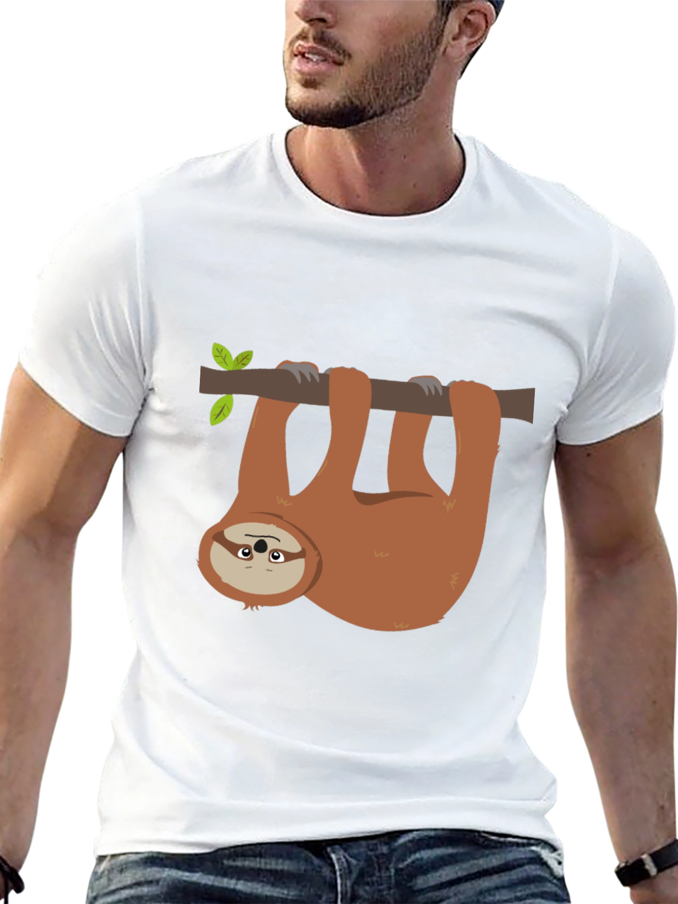 Sloth Graphic T-Shirt - Relaxed & Comfy