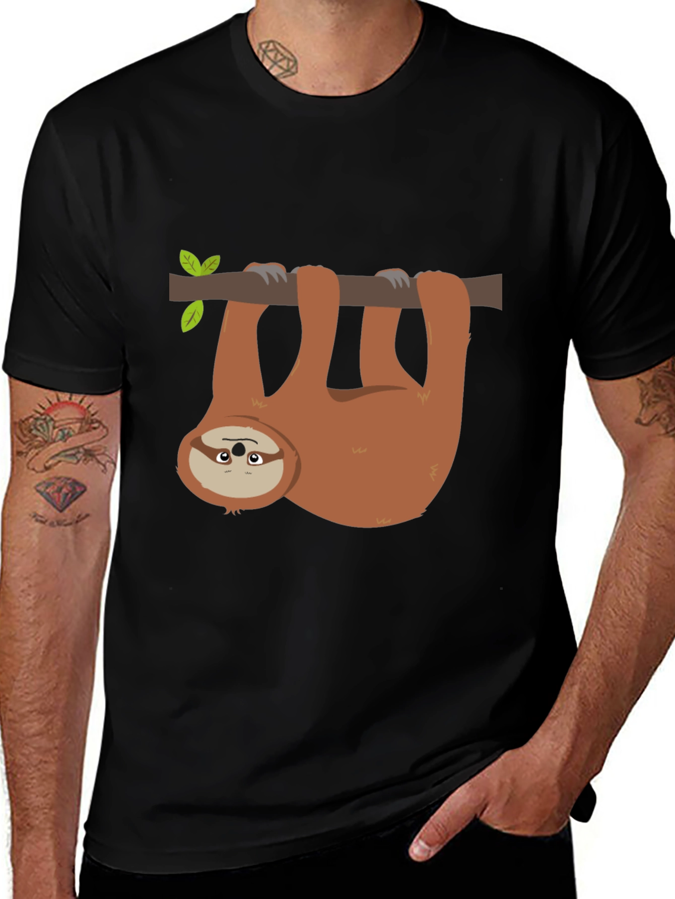 Sloth Graphic T-Shirt - Relaxed & Comfy