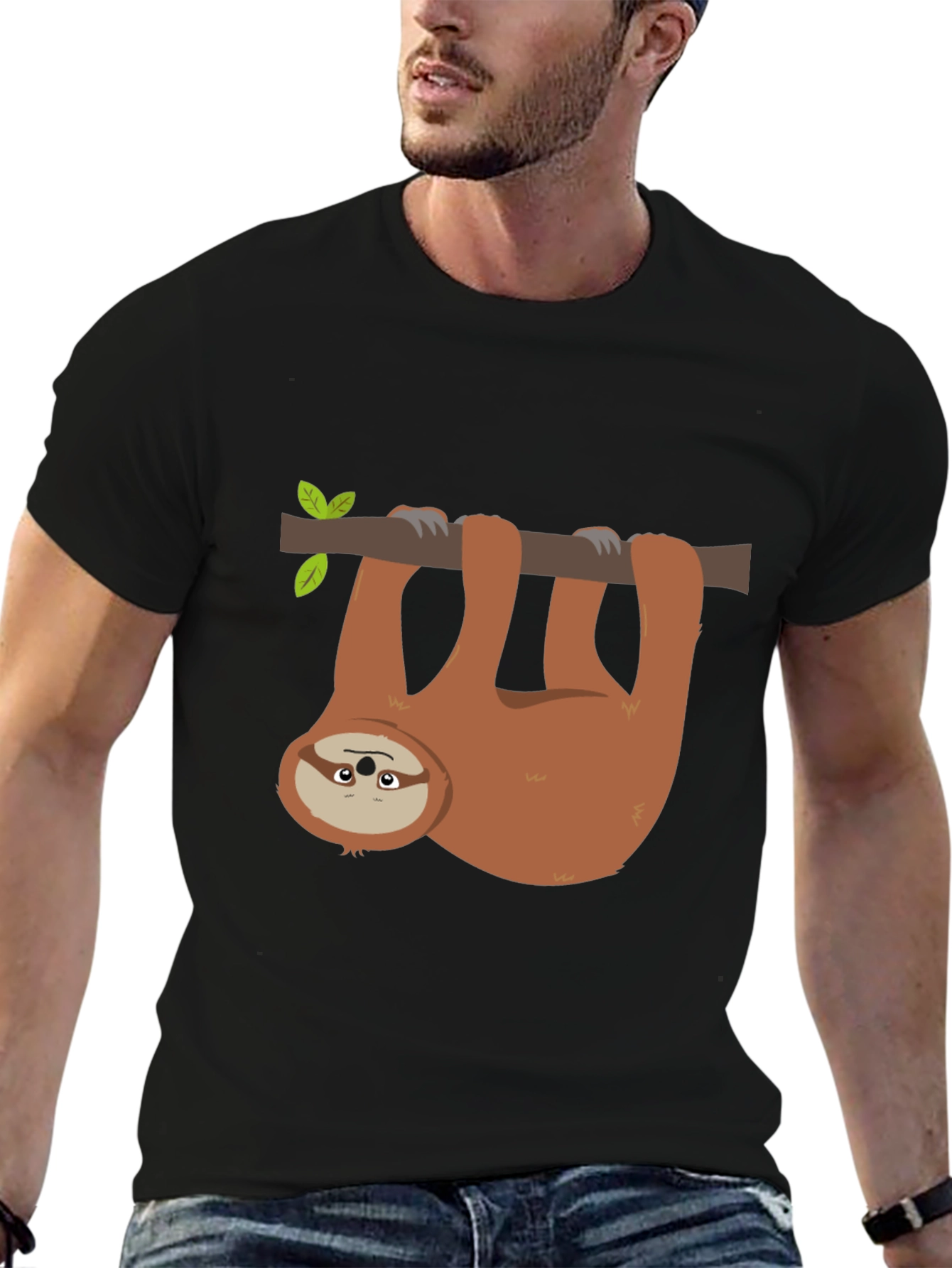 Sloth Graphic T-Shirt - Relaxed & Comfy